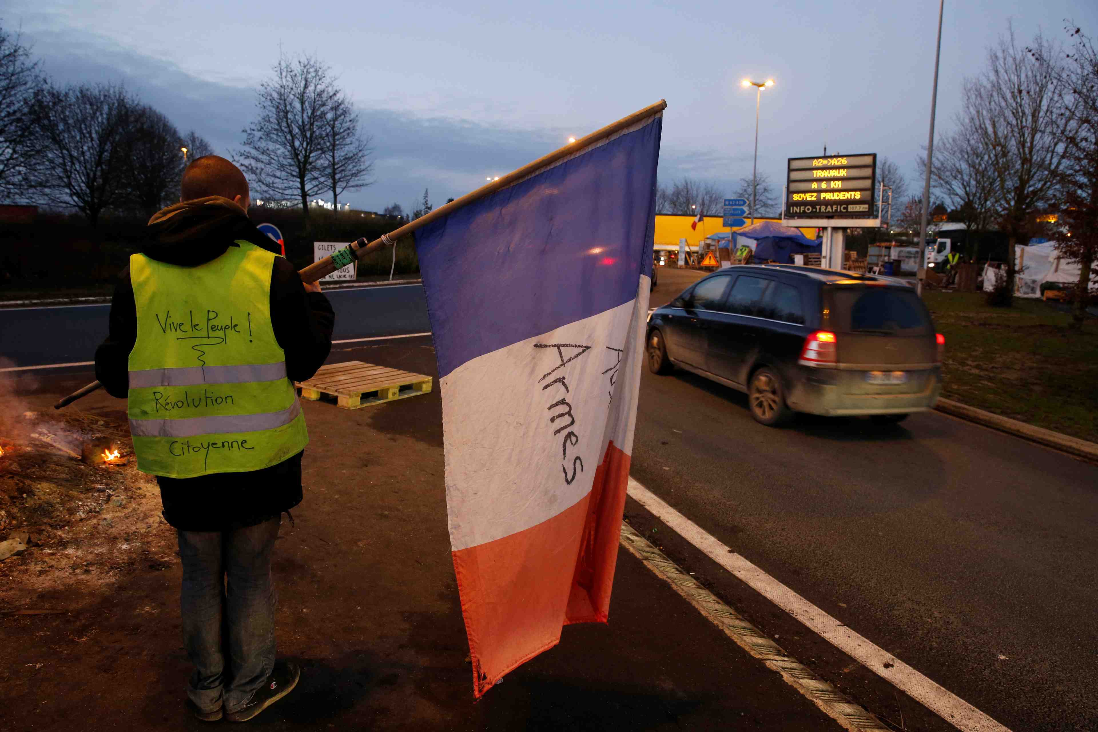 Le rendez-vous des "gilets jaunes" ce mardi a matignon annule
