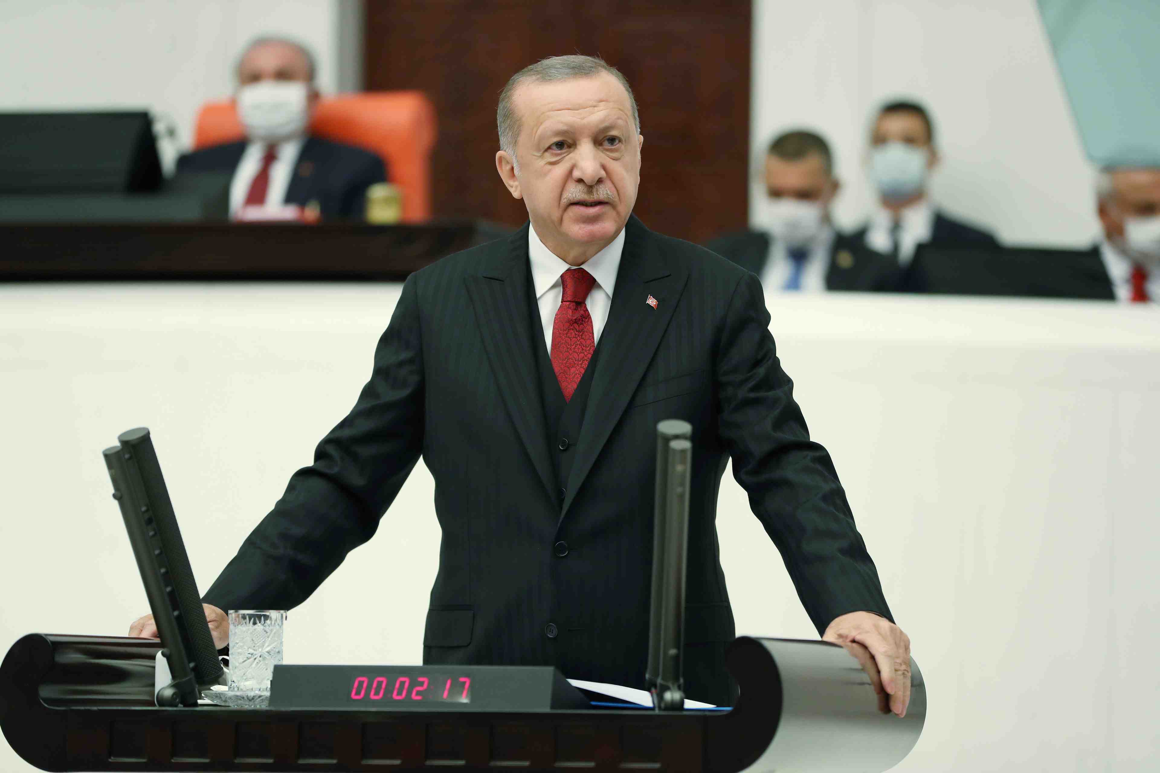 La turquie soutient les "opprimes" dans le caucase, dit erdogan