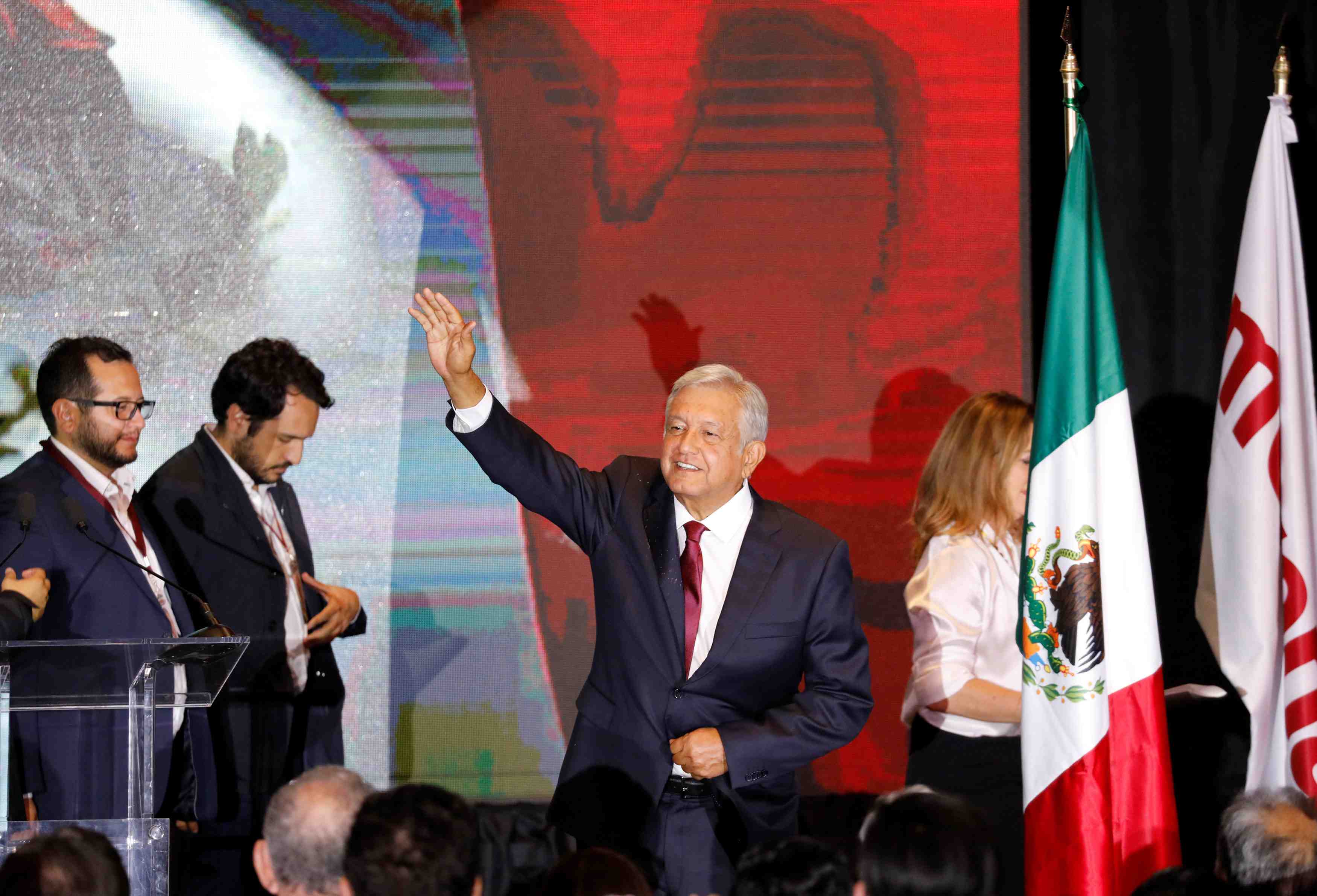 Mexique: obrador a obtenu entre 53% et 53,8% des voix-premiers resultats officiels