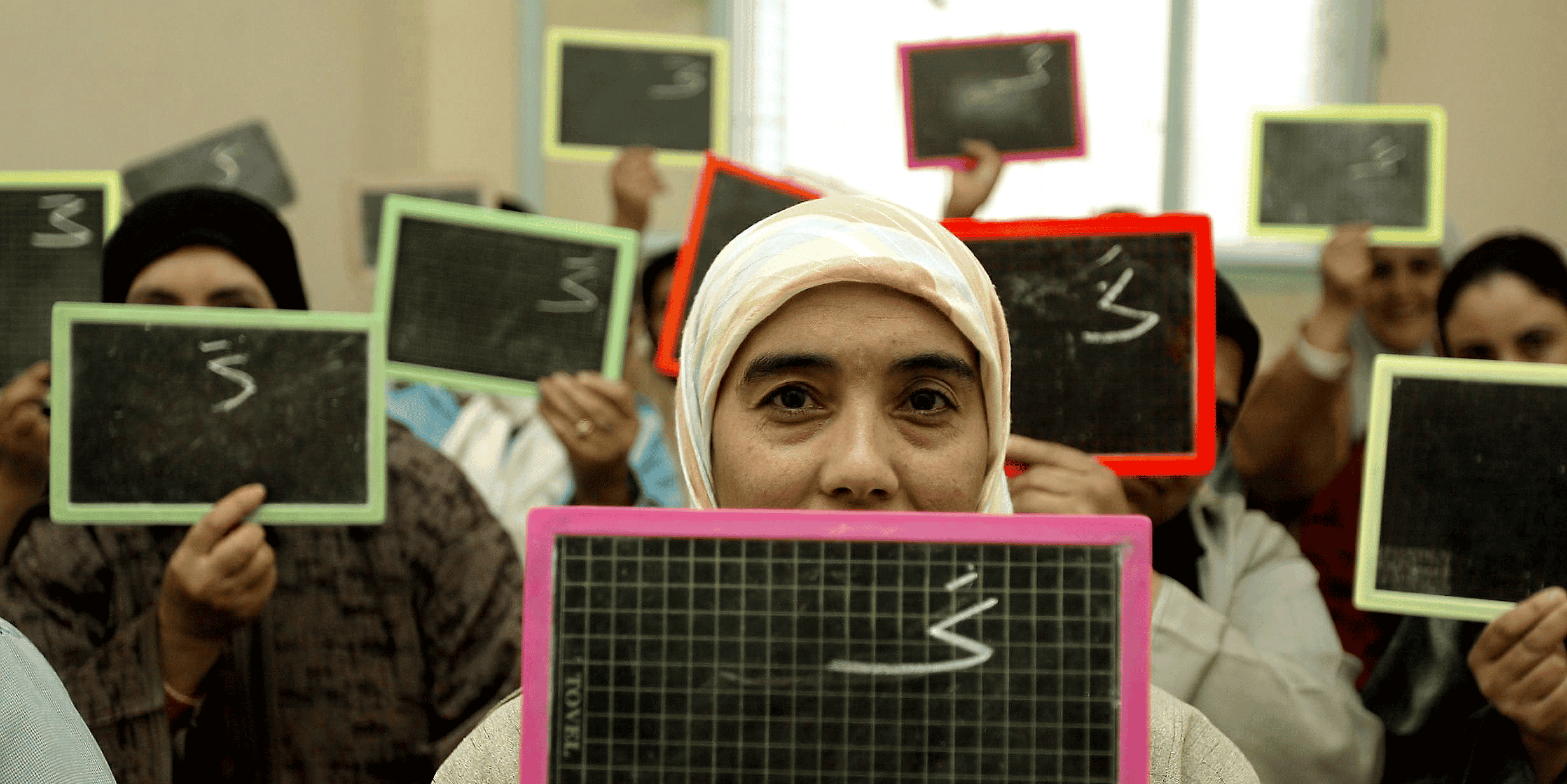 éducation maroc alphabétisation école femmes voile illettrisme