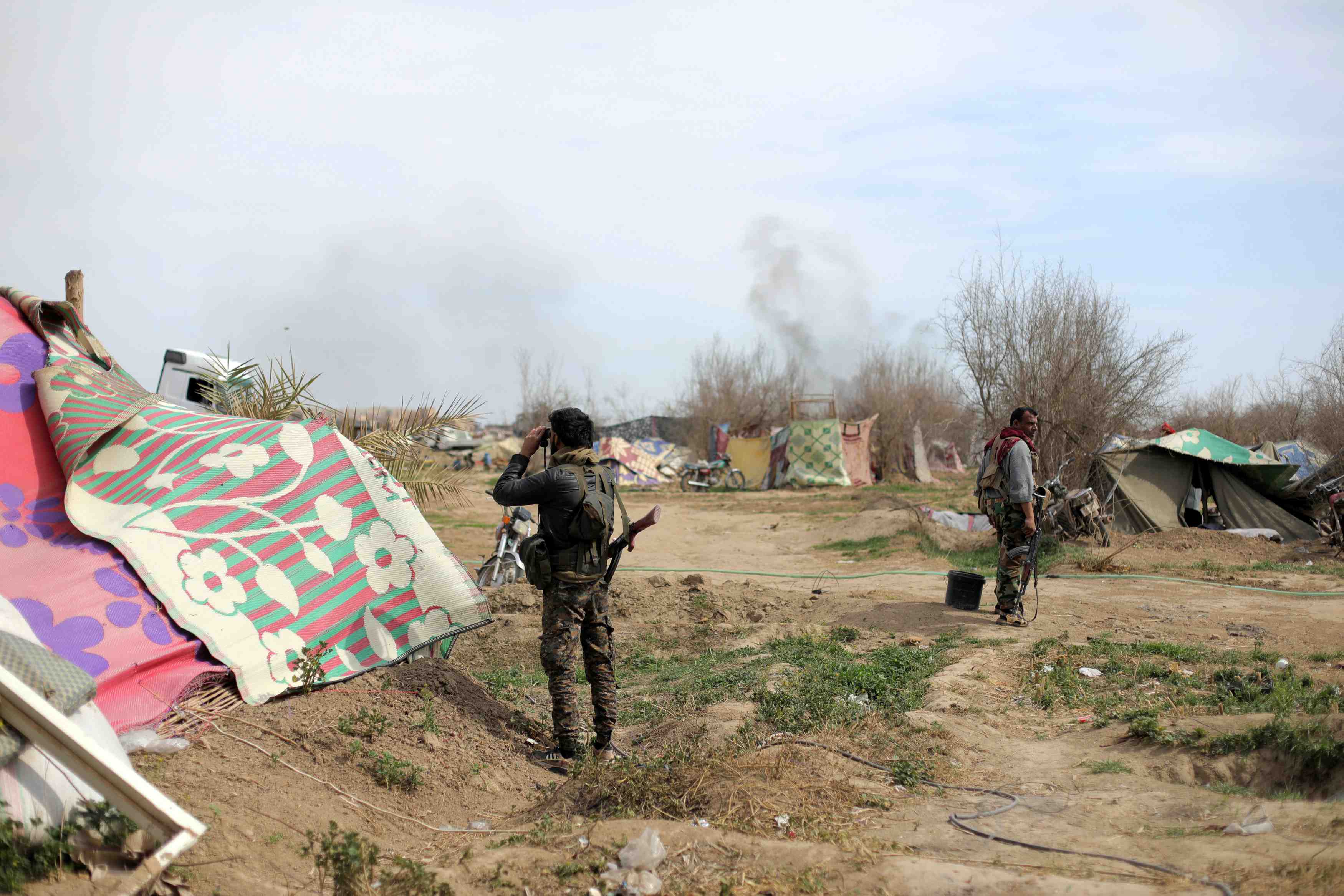 Syrie: l'offensive des fds contre l'ei a baghouz "pratiquement terminee"
