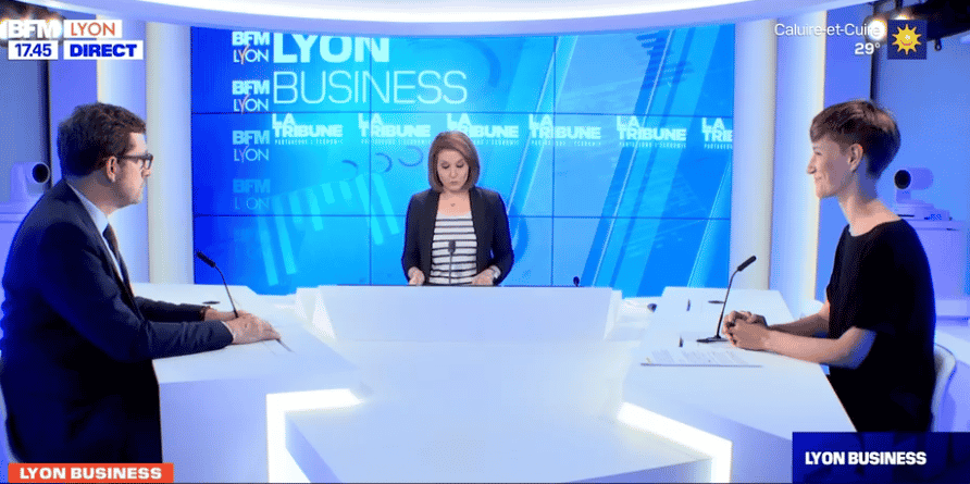 BFM Lyon Business invité éco Tanguy Bertolus aéroport lyon