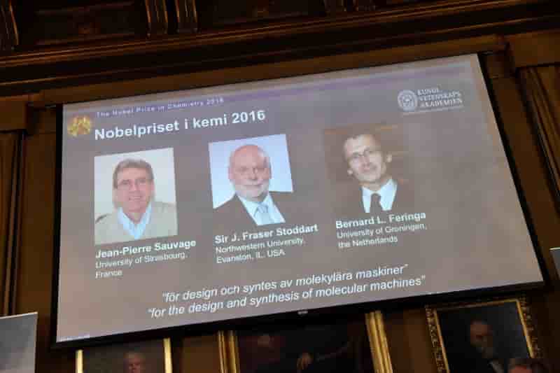 Le francais jean-pierre sauvage partage le nobel de chimie avec un ecossais et un neerlandais