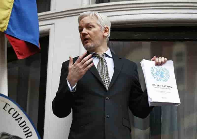 Julian assange va etre interroge a l'ambassade d'equateur a londres