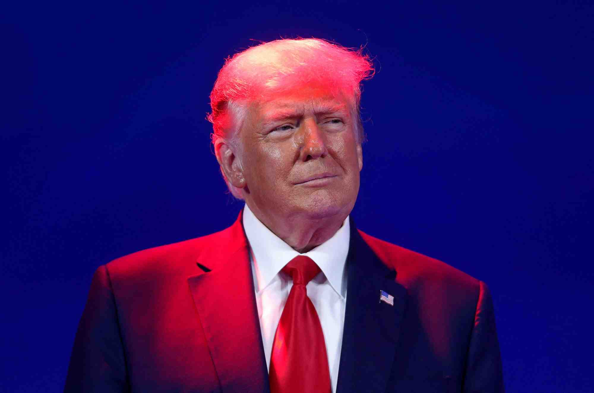 Photo d'archives de donald trump a orlando, aux etats-unis
