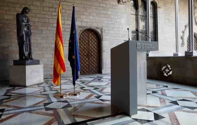 Le discours du president de l'executif de catalogne est annule