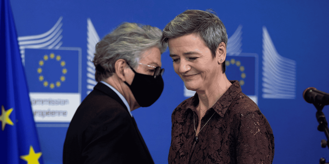Thierry Breton et Margrethe Vestager