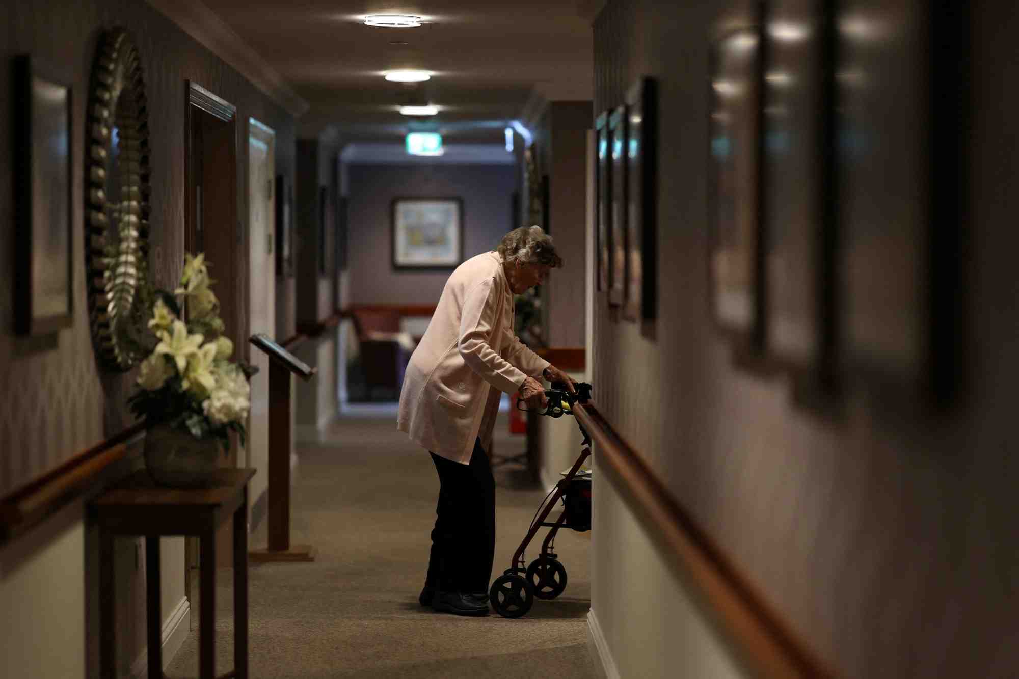 Une residente de la maison de retraite rokewood court care home a kenley