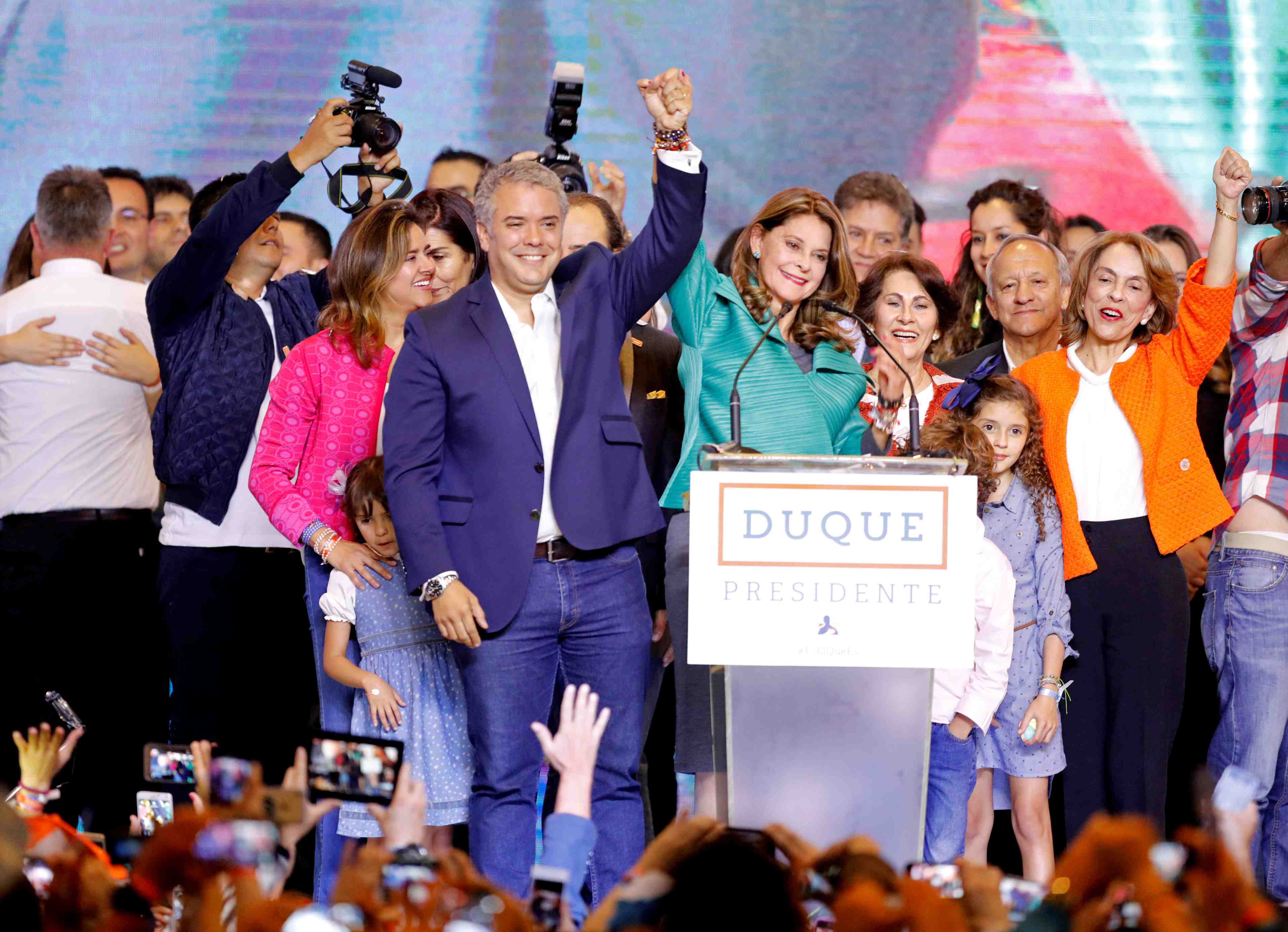 Duque, le candidat de droite, gagne la presidentielle en colombie