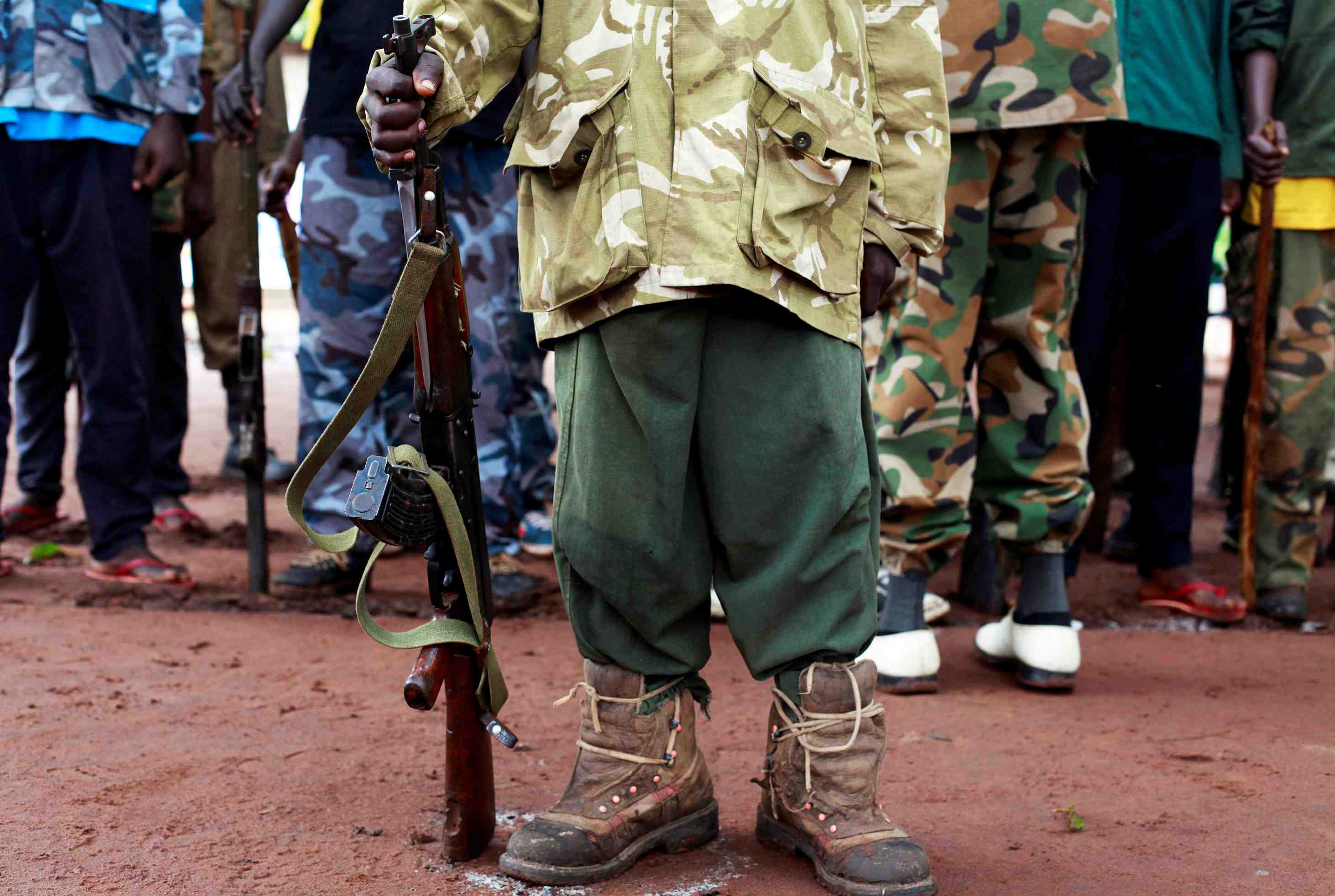 L'onu annonce la liberation de 833 enfants-soldats au nigeria