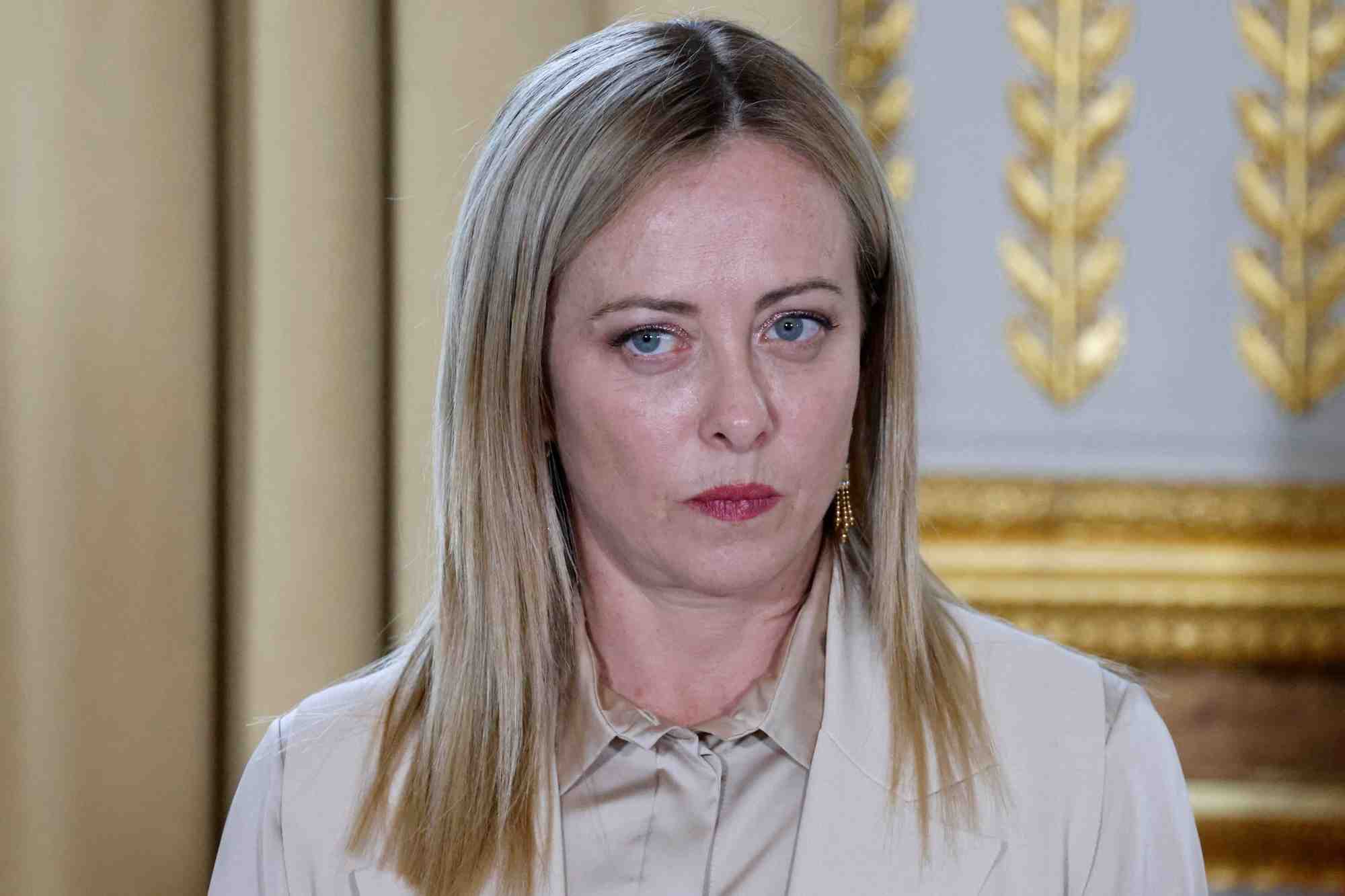 La premiere ministre italienne giorgia meloni a paris