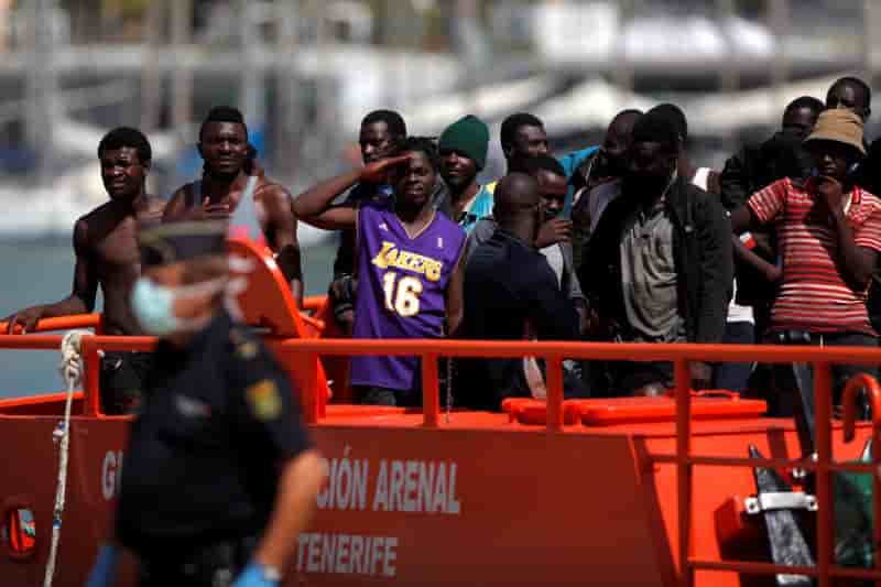 Plus de 170 migrants secourus au large de l'espagne