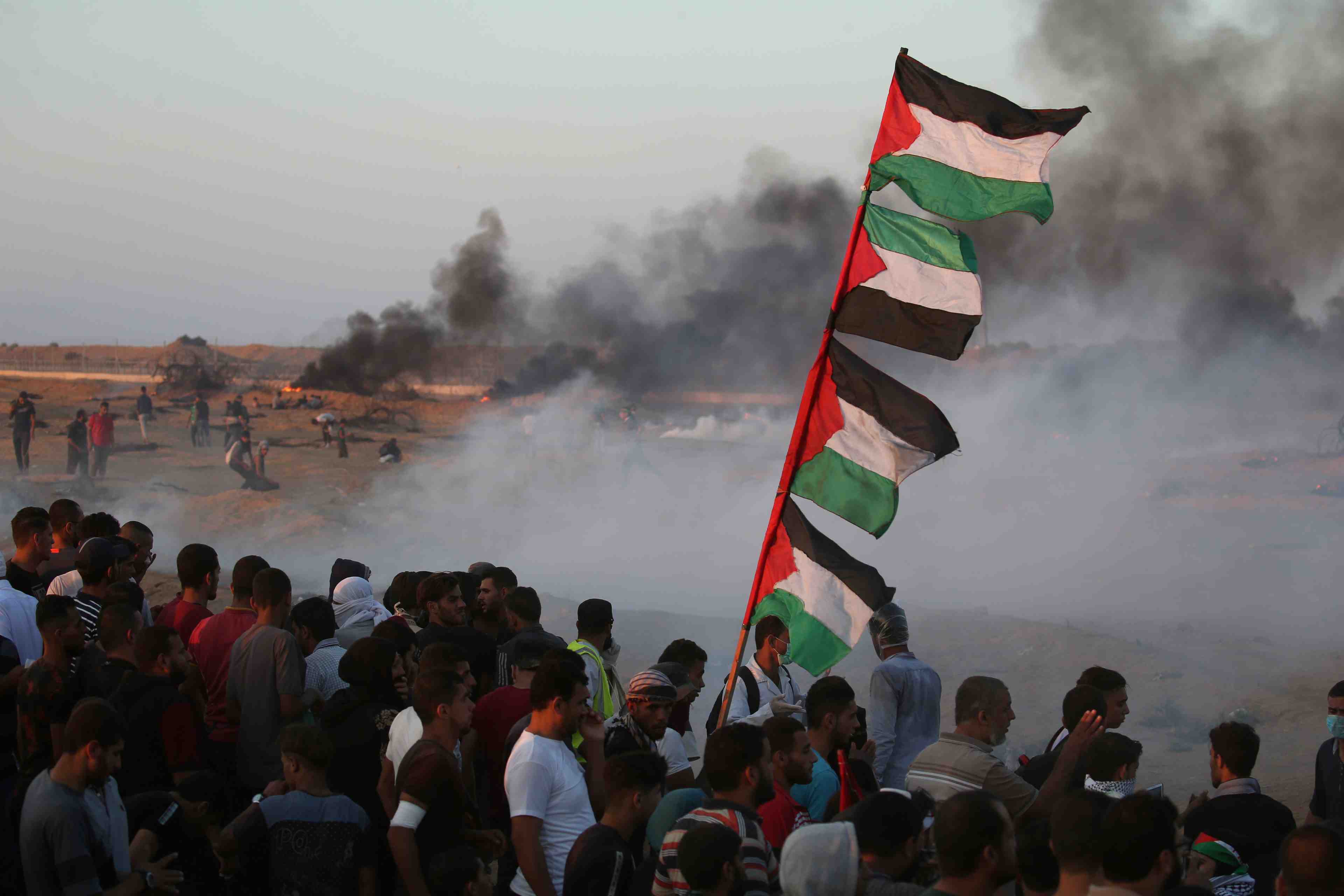 Cinq palestiniens tues a la lisiere israel-gaza