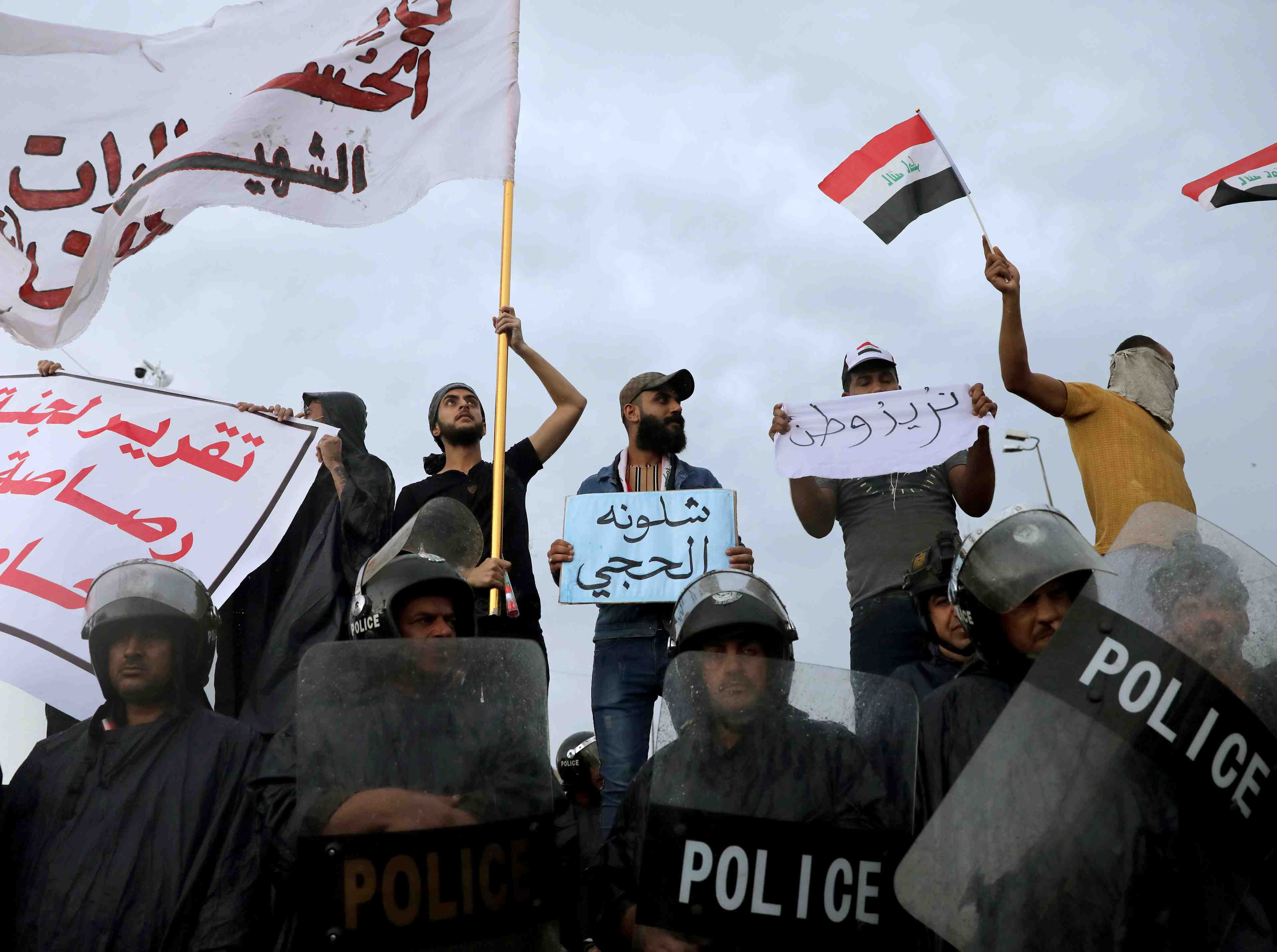 Reprise de la contestation en irak, au moins cinq morts