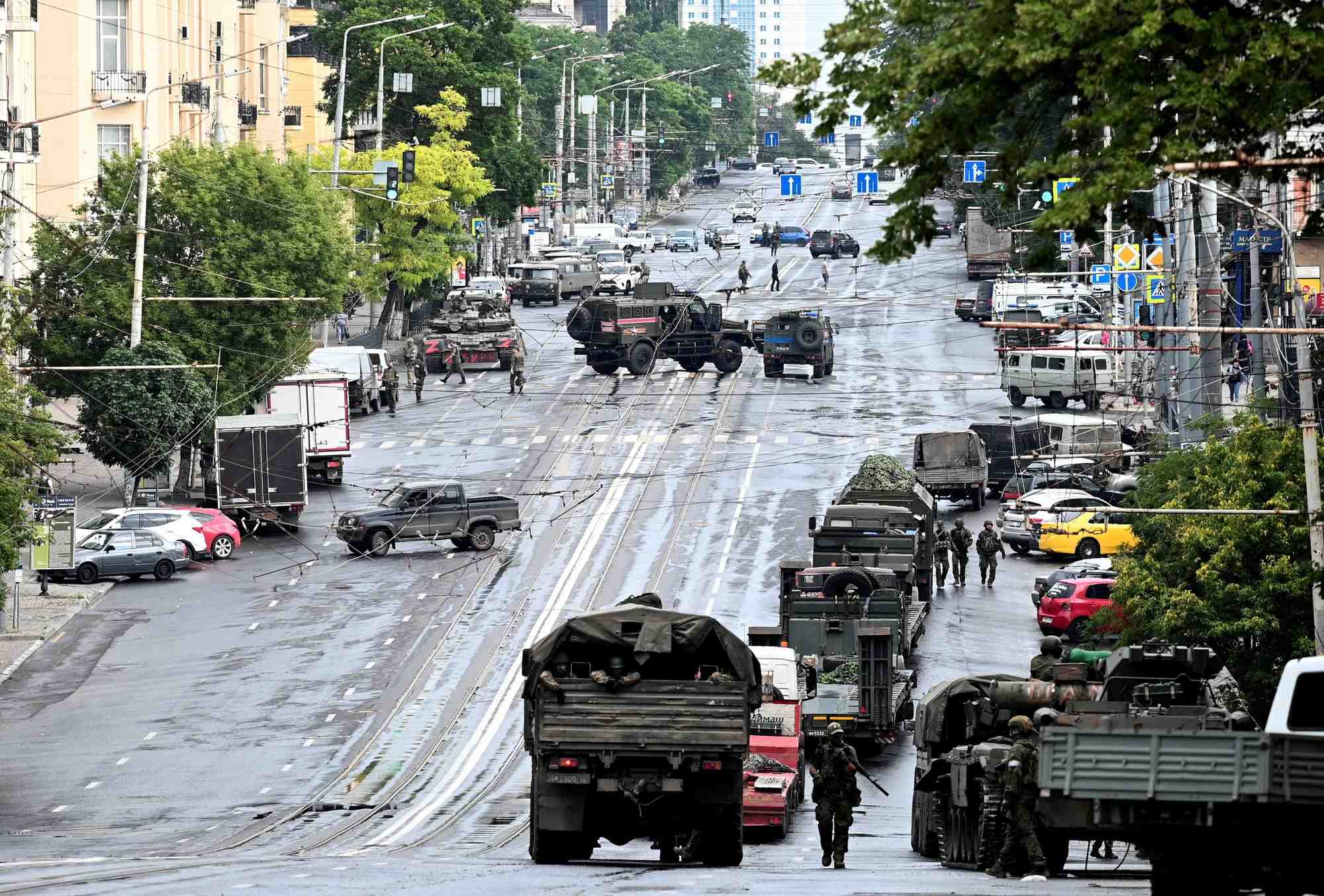 Des combattants wagner deployes a rostov-sur-le-don