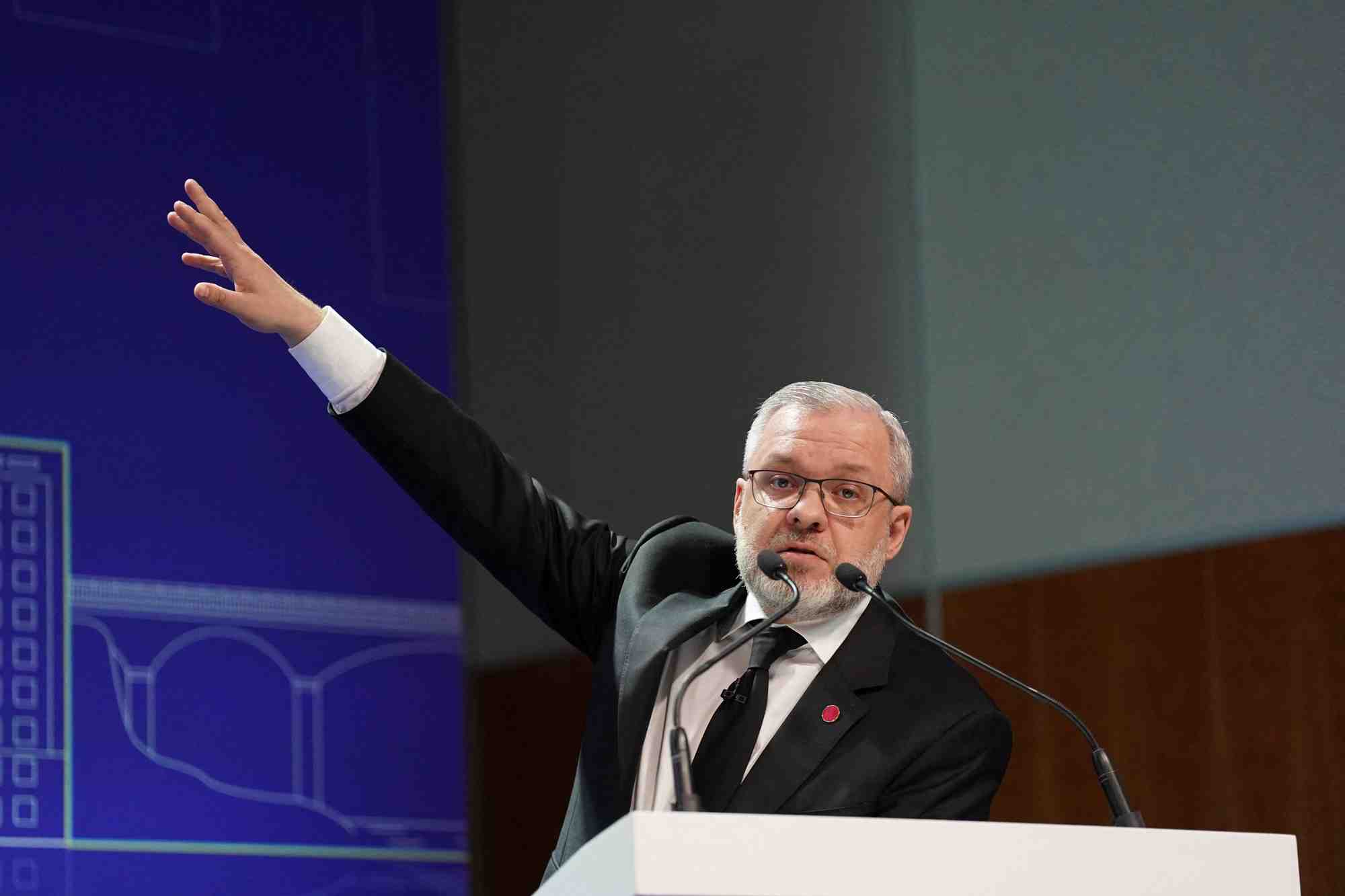 Le ministre ukrainien de l'energie, german galouchtchenko