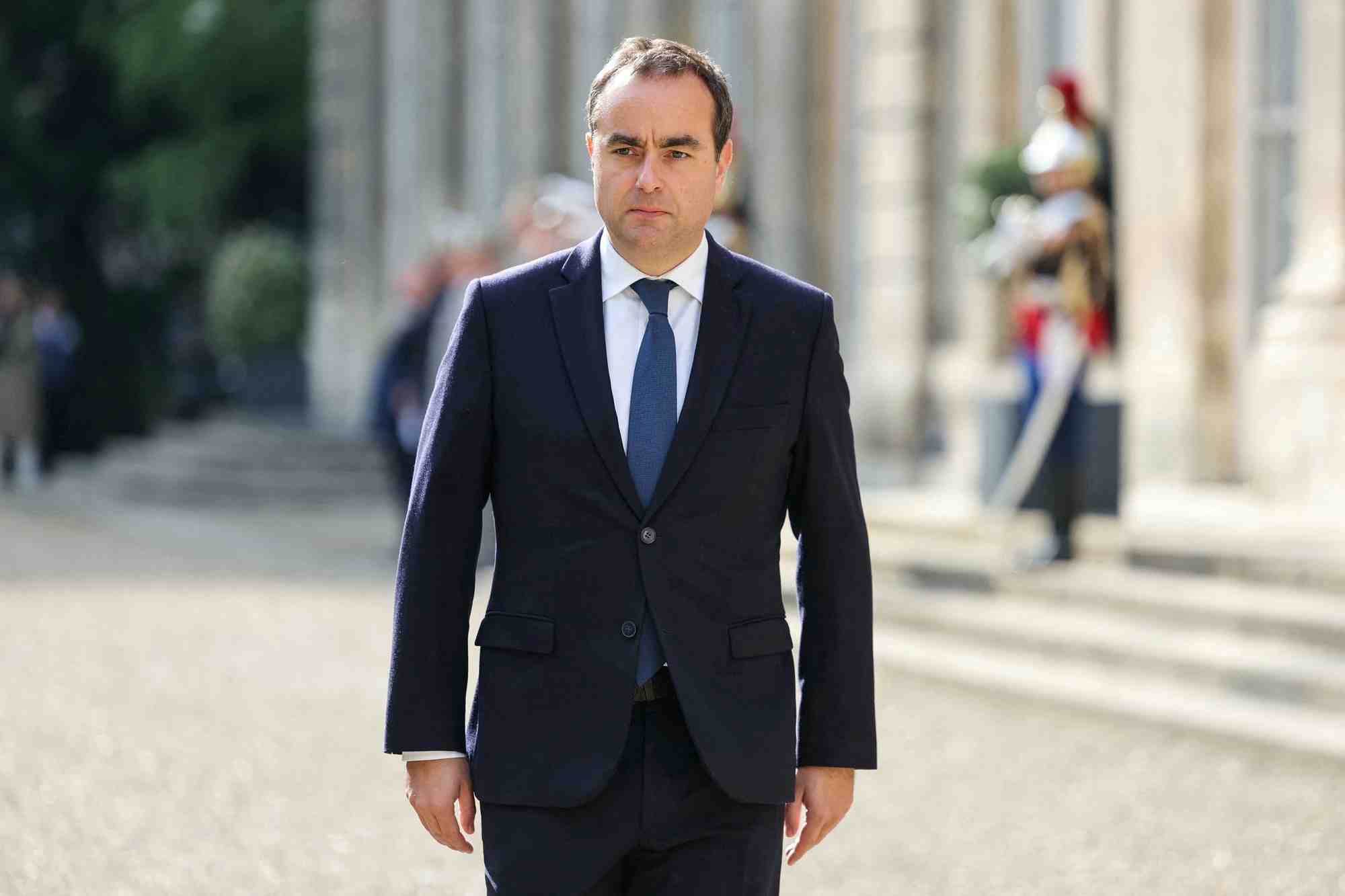 Le ministre francais des armees, sebastien lecornu