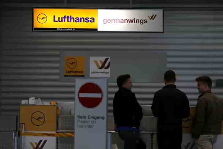 Appel a une greve de deux jours des pilotes de germanwings