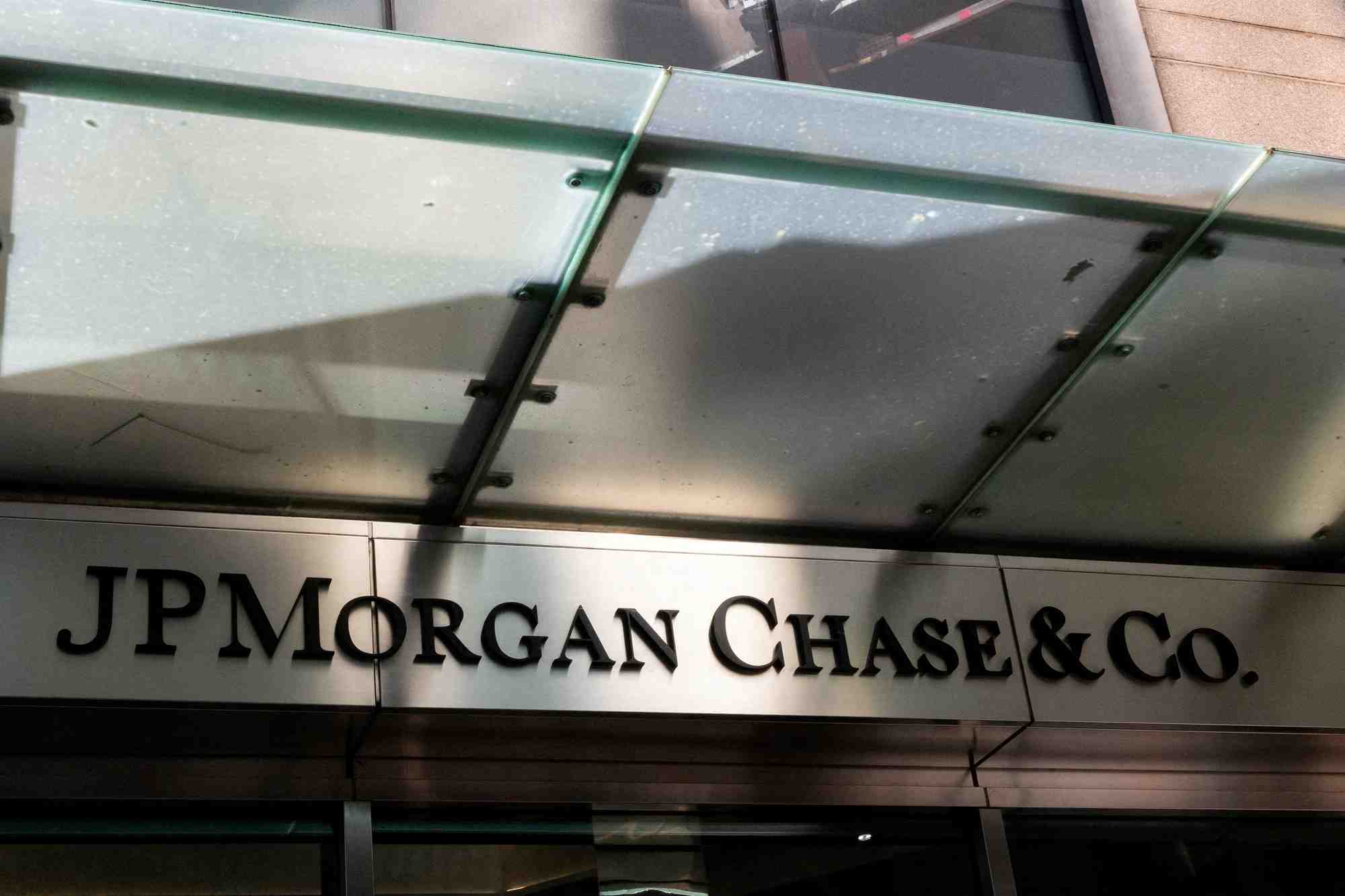 Une agence de la banque jpmorgan chase a new york