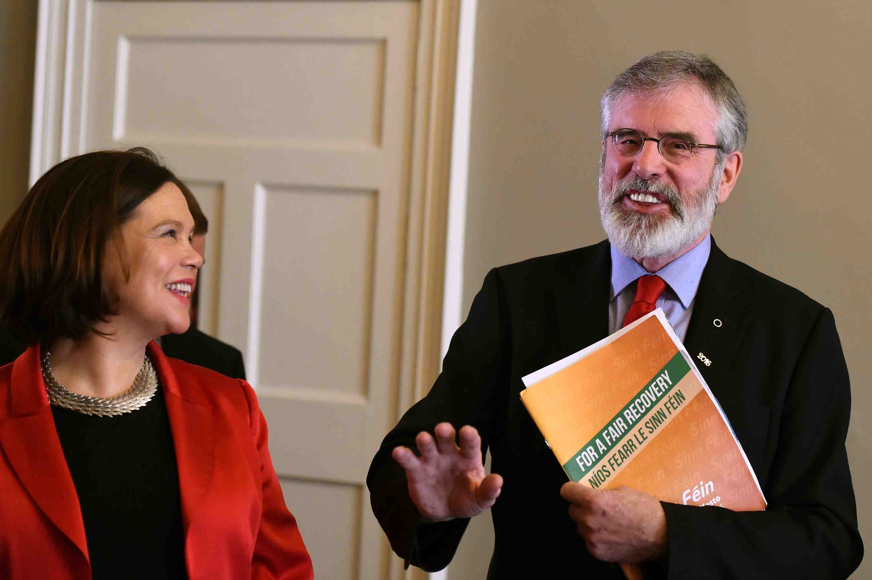 Une page se tourne a la tete du sinn fein