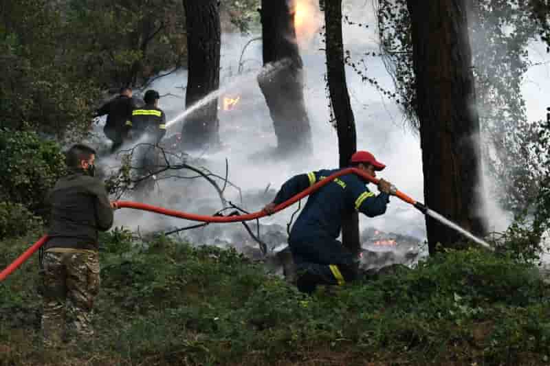 Grece: les vents ont pousse les feux vers thrakomakedones