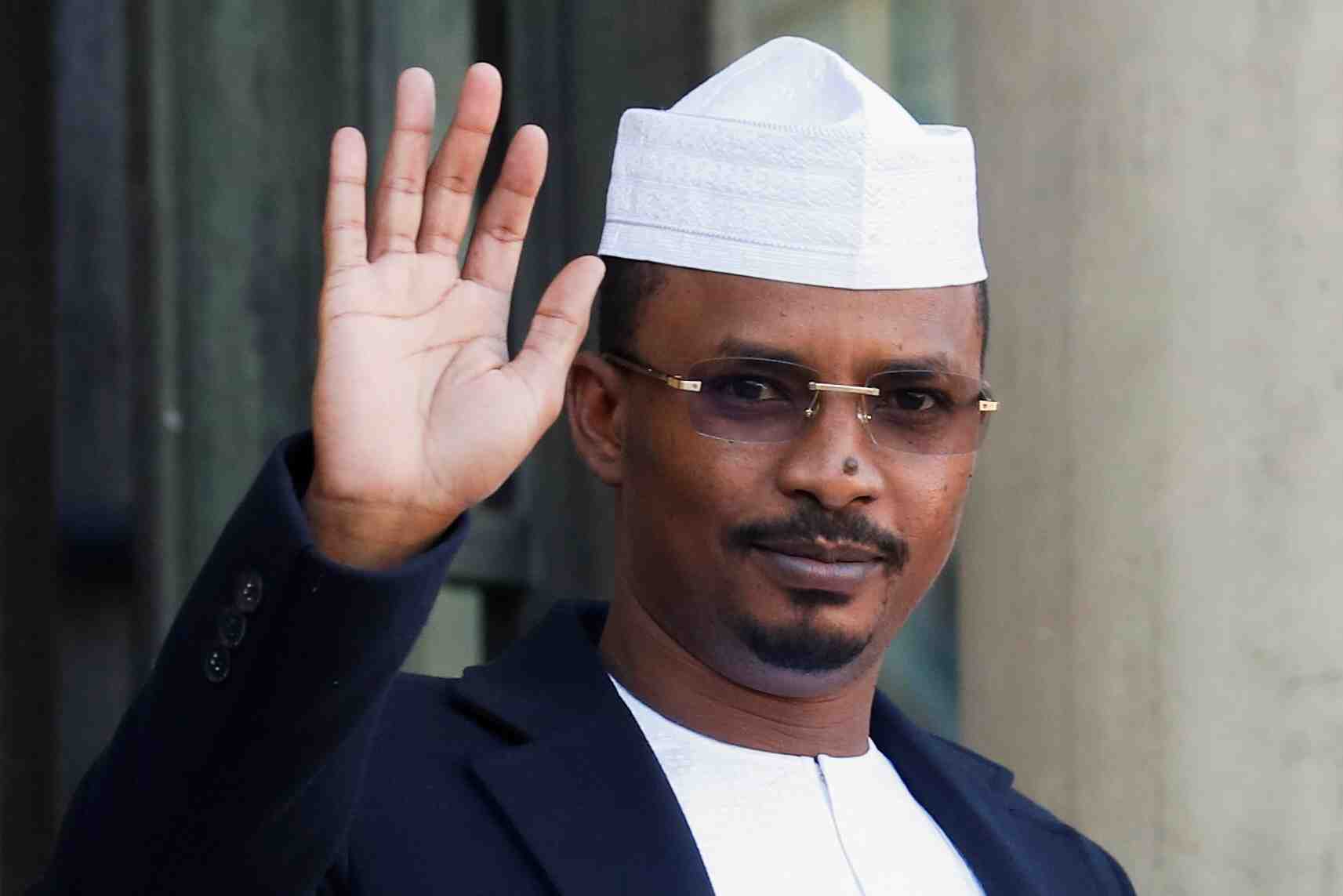 Photo d'archives montrant le president du tchad mahamat idriss deby lors de son arrivee au palais de l'elysee