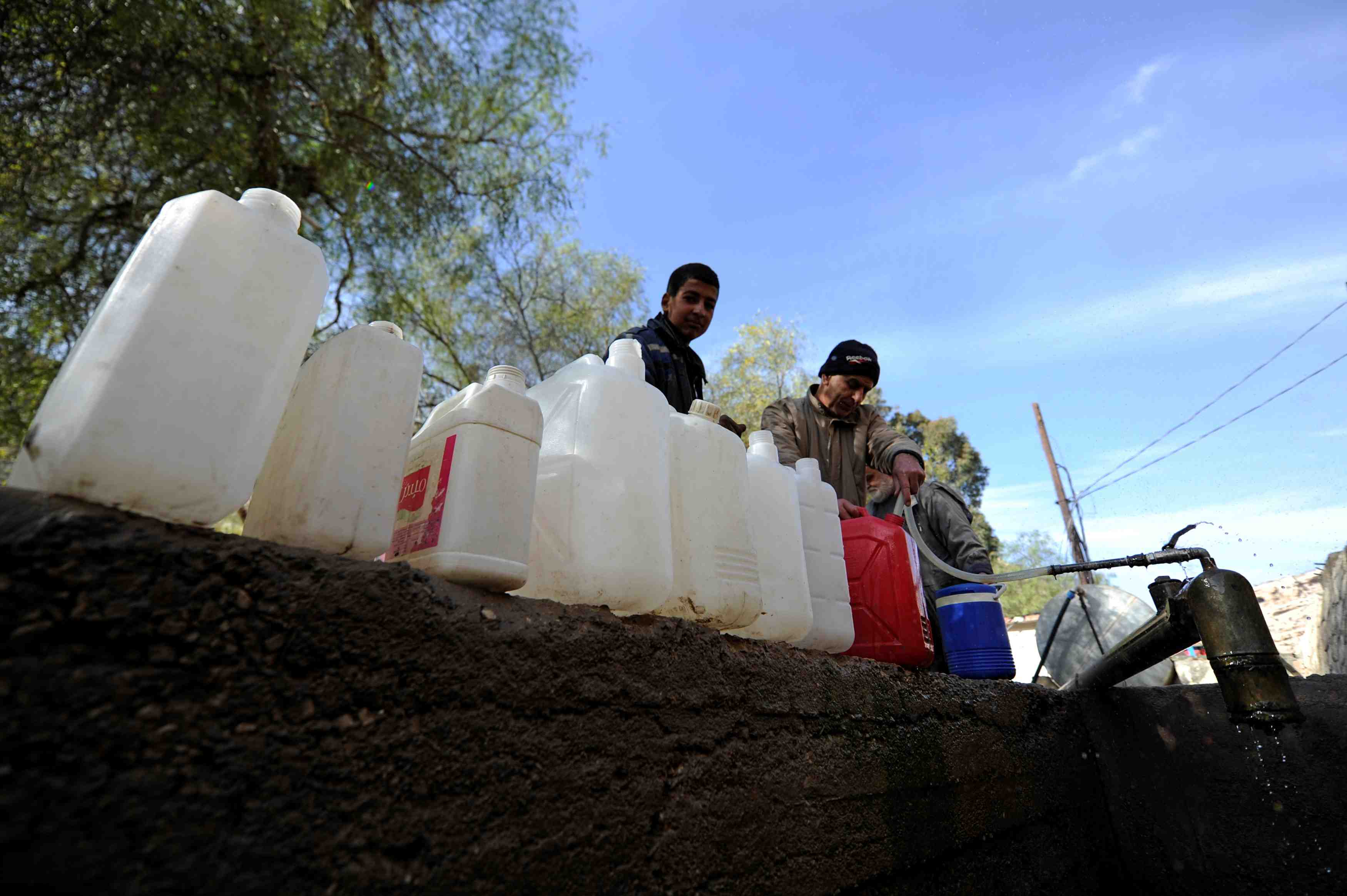 L'armee syrienne reprend les sources alimentant damas en eau