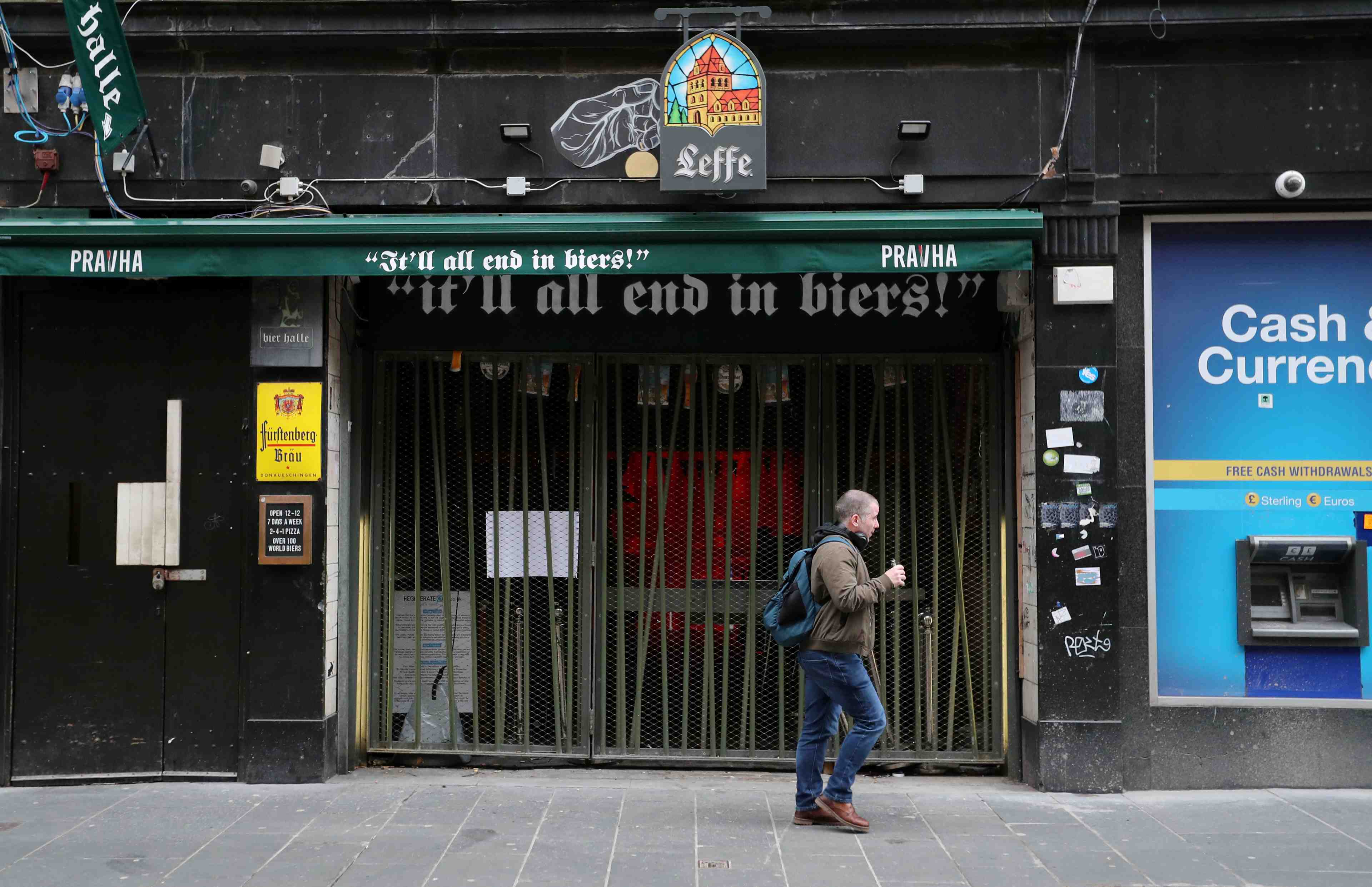 Coronavirus: fermeture des pubs a glasgow et edimbourg