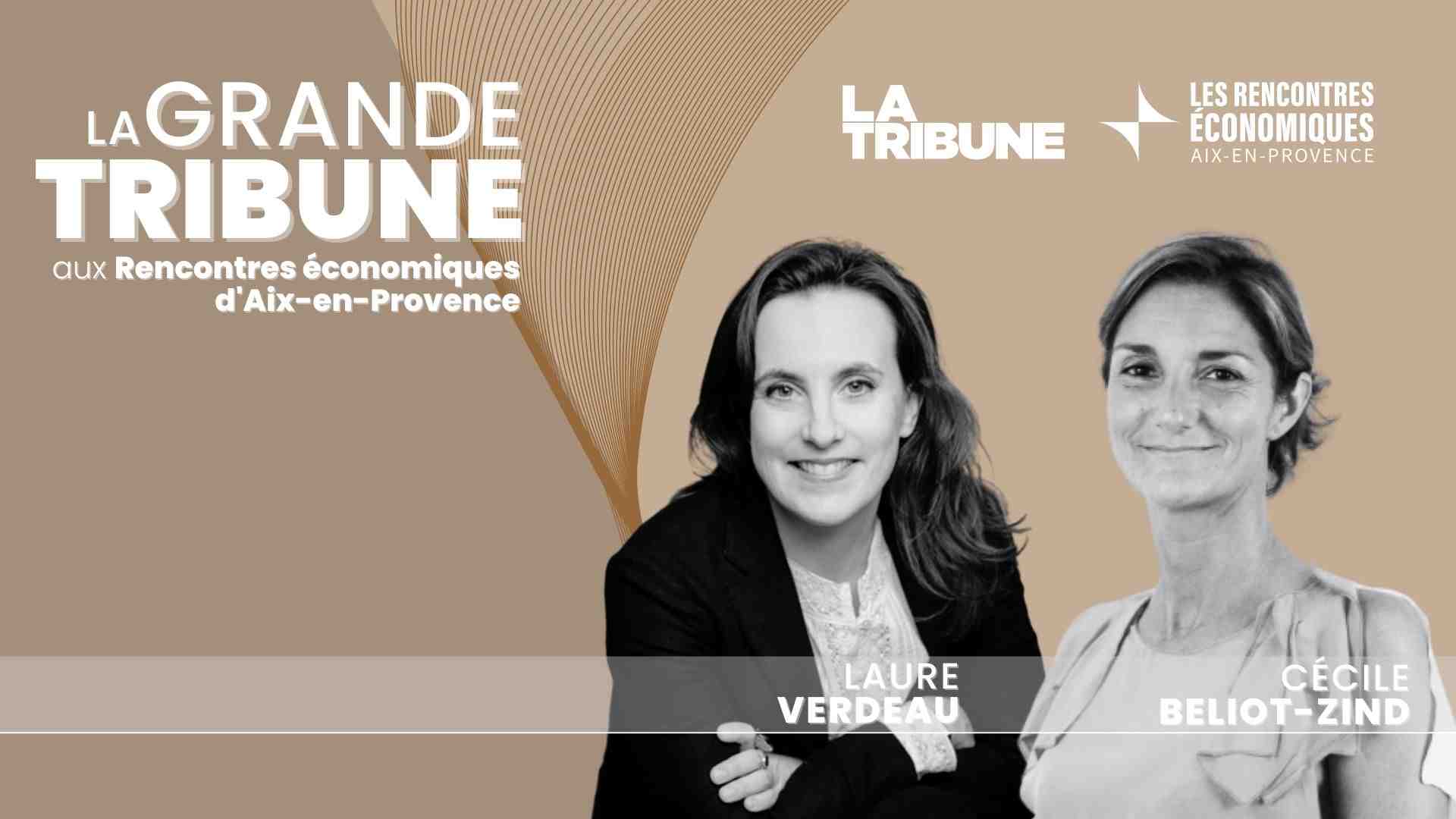 Laure Verdeau, directrice de l’Agence BIO et Cécile Beliot-Zind, directrice générale stratégie et croissance de Bel.
