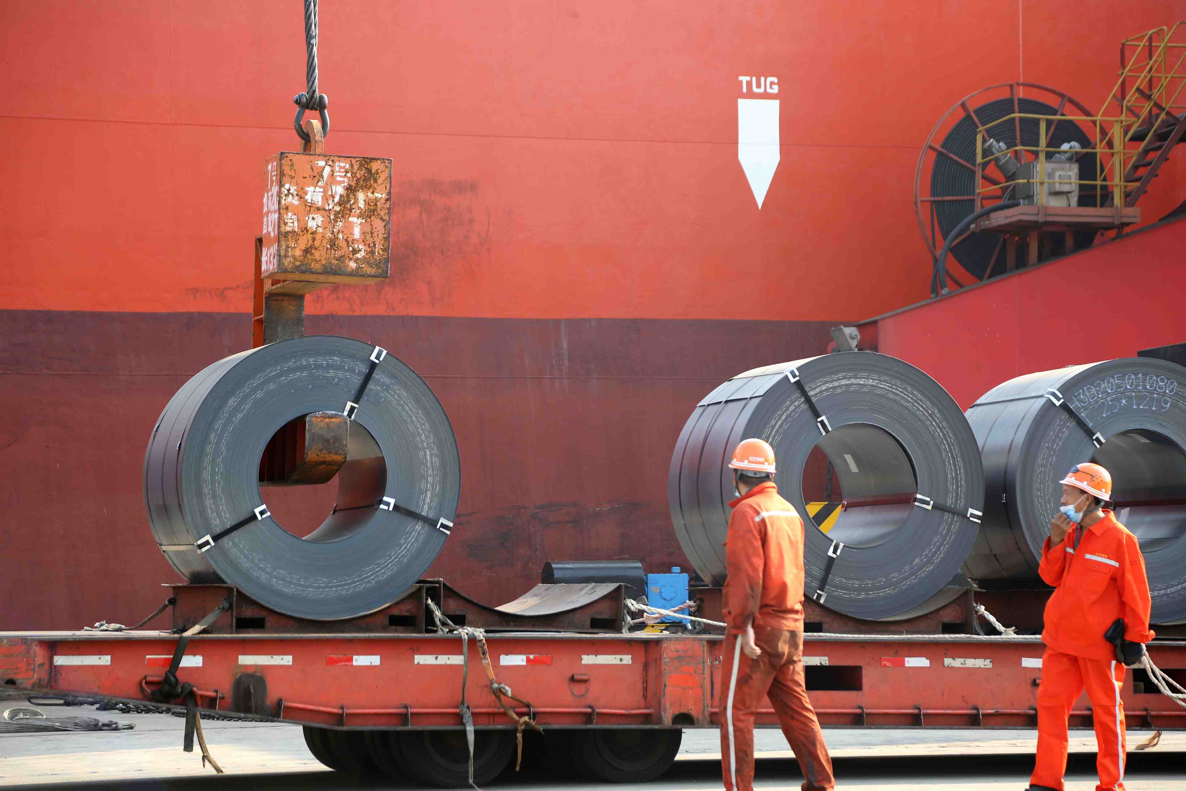 Chine: la production industrielle en hausse de 4.8% en juillet