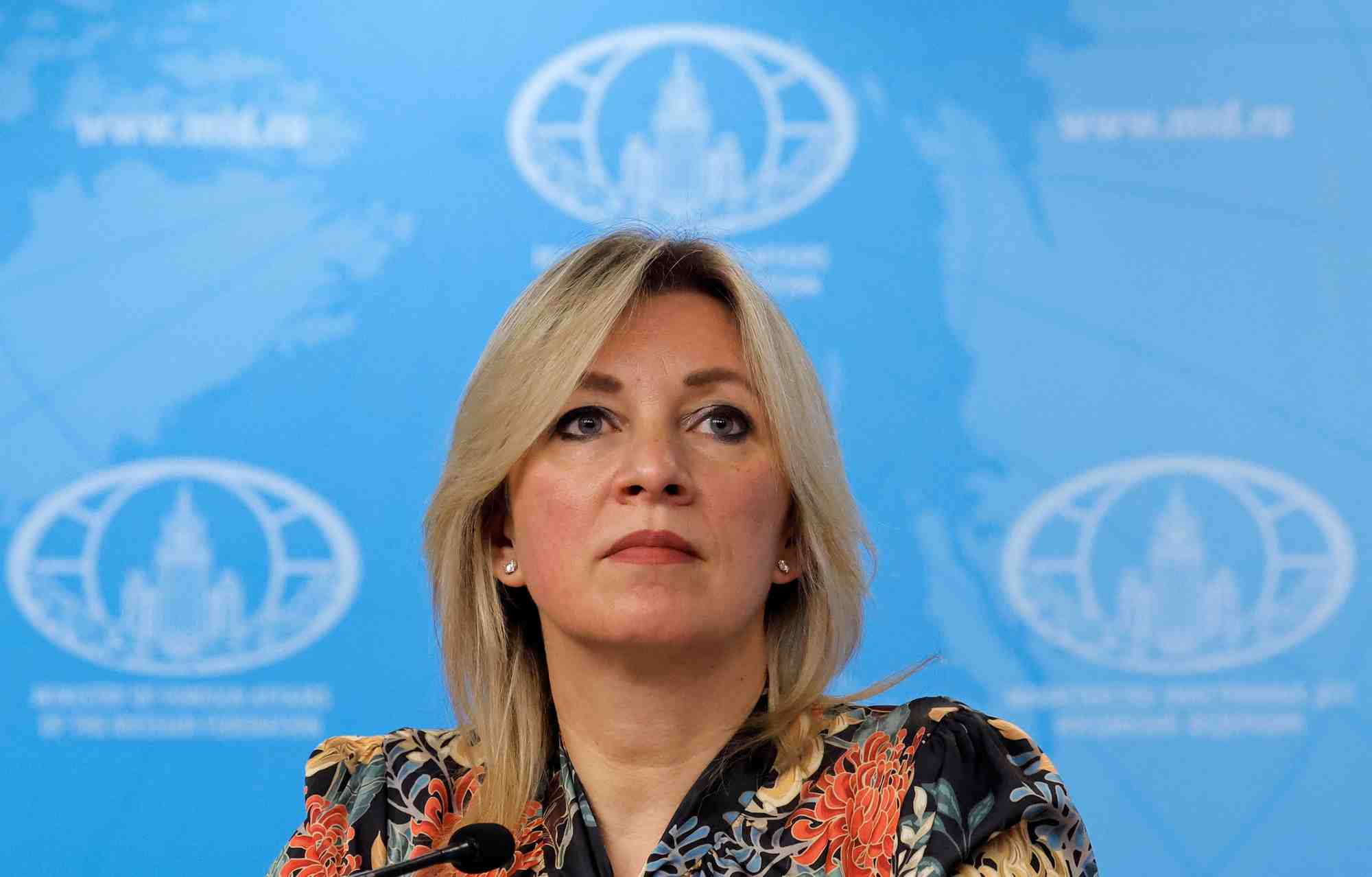 Photo de la porte-parole du ministere russe des affaires etrangeres, maria zakharova