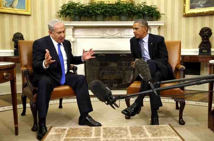 Tentative de rechauffement des relations israelo-americaines