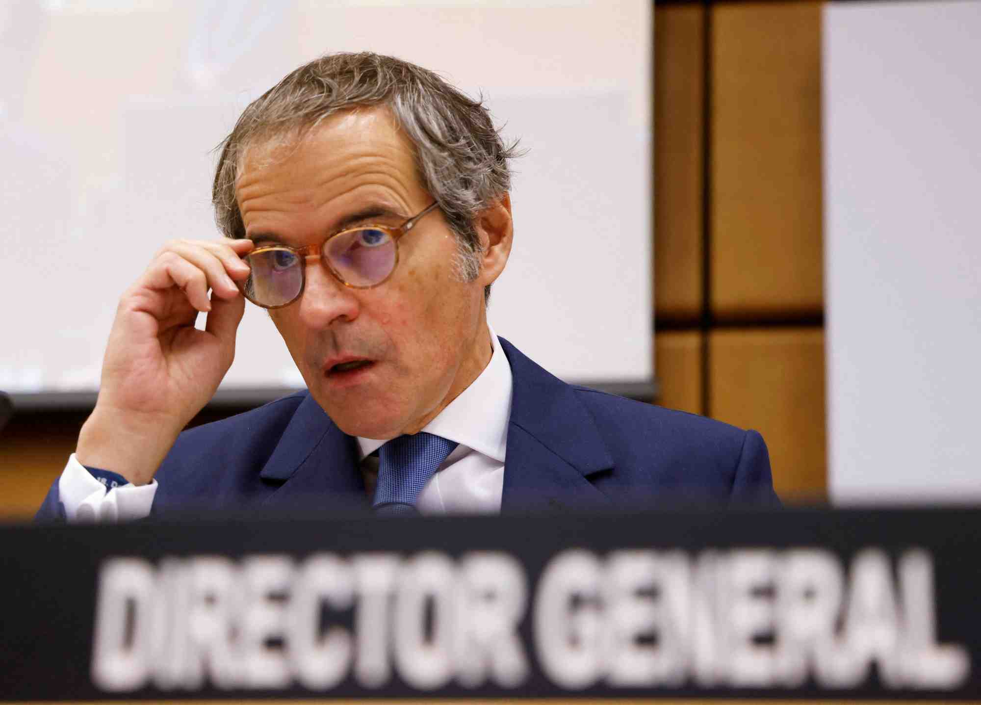 Rafael grossi, directeur general de l'agence internationale de l'energie atomique