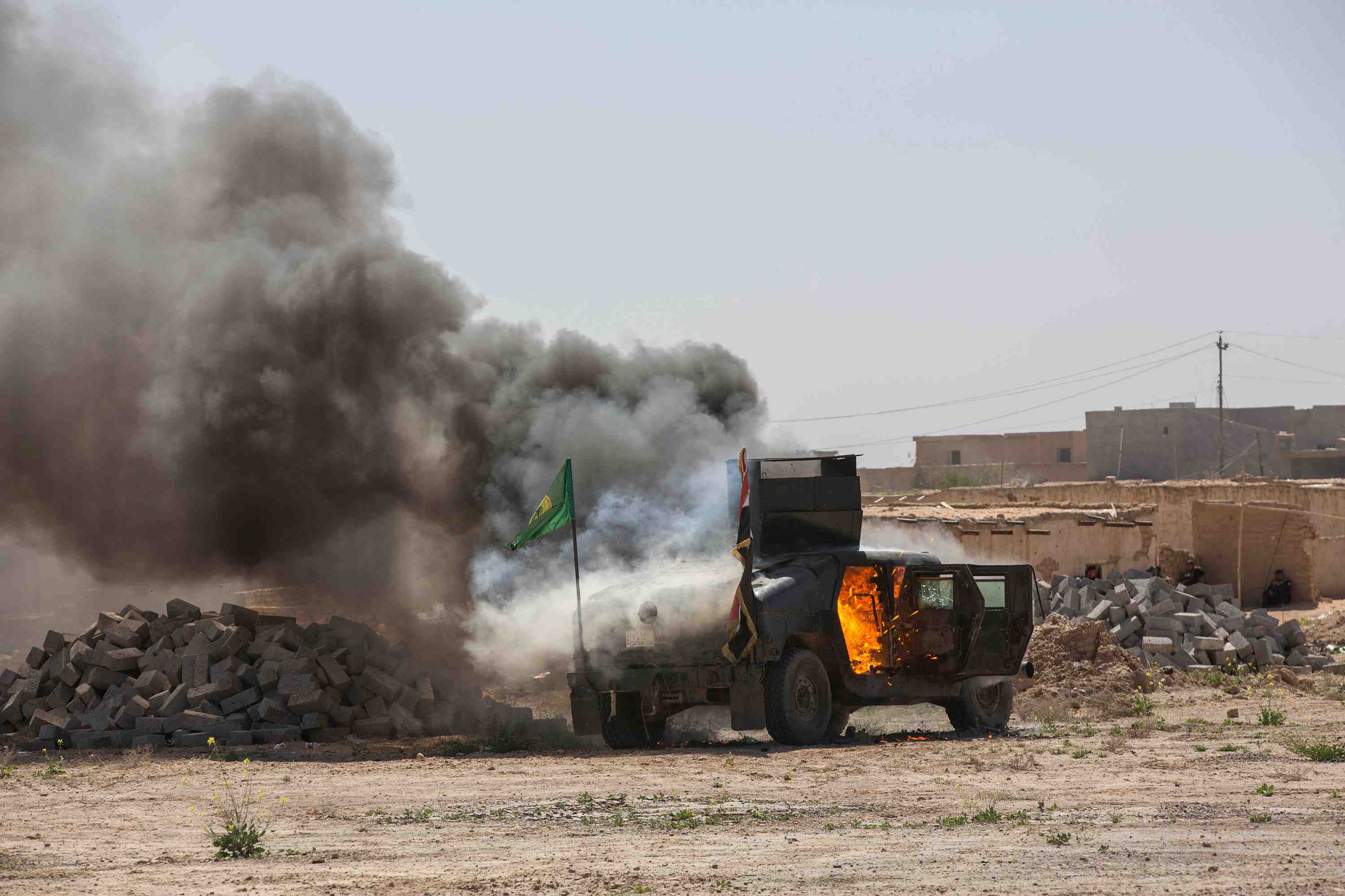 Accrochages sporadiques dans la ville irakienne de tikrit