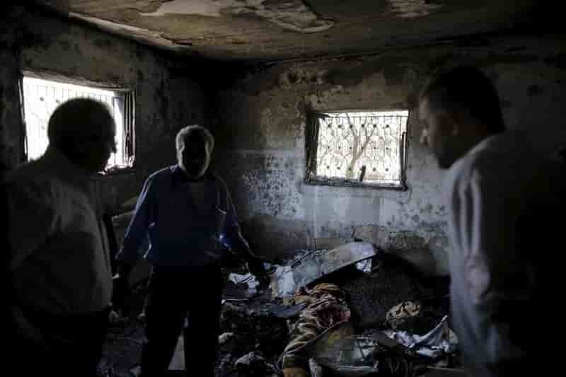 Arrestations en israel liees a la mort d'un bebe palestinien