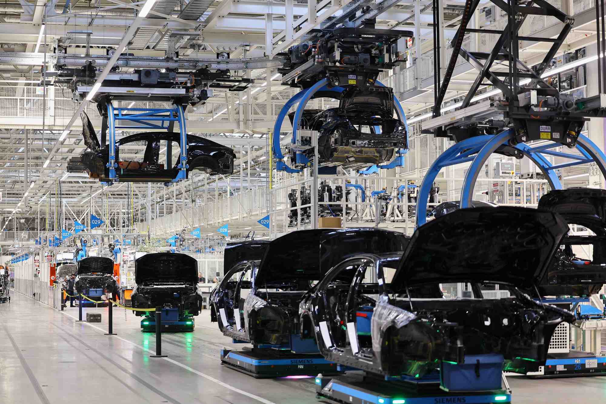 Une usine mercedes-benz