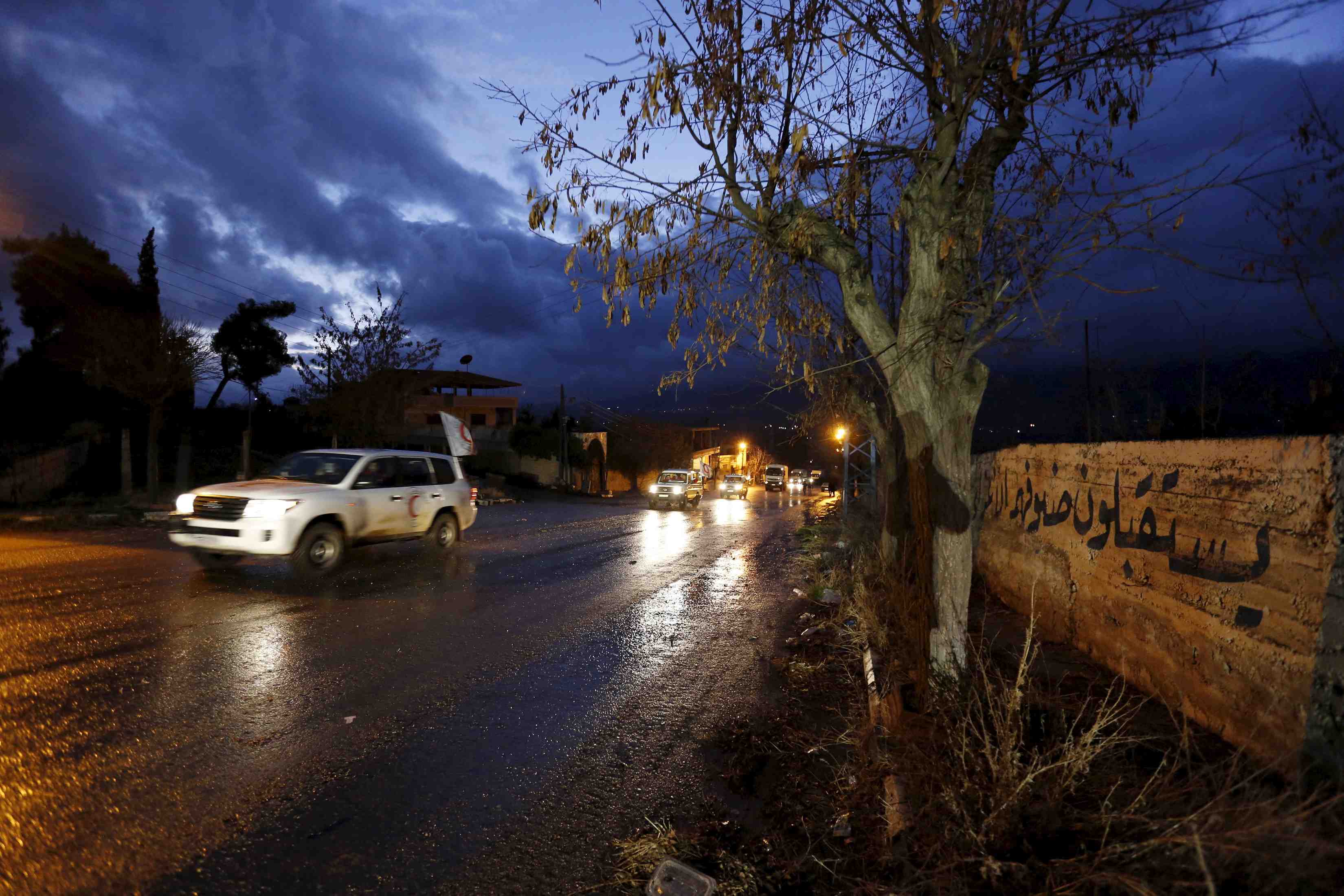 Moscou veut que l'aide humanitaire arrive a destination en syrie