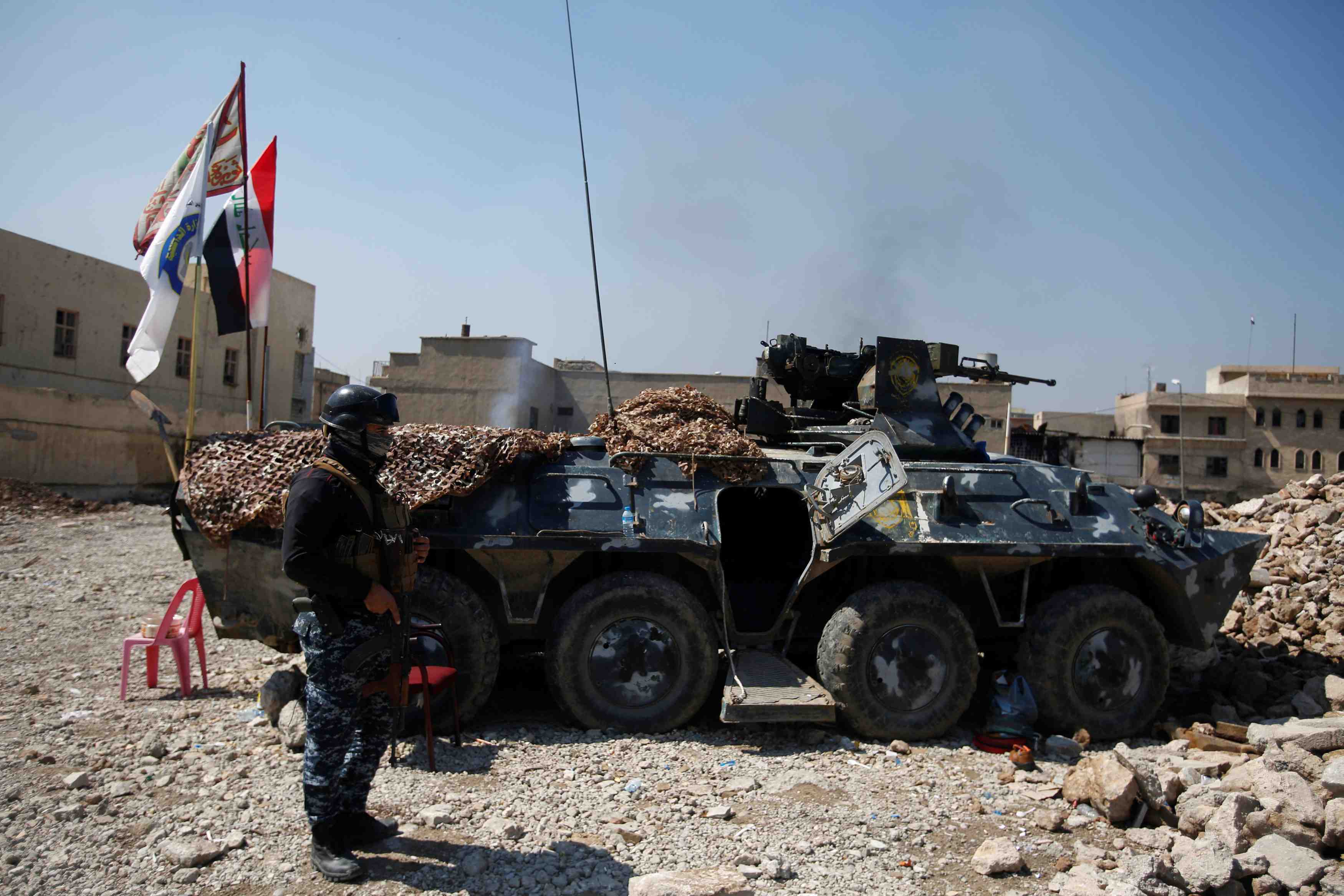 Les forces irakiennes elaborent de nouvelles tactiques a mossoul