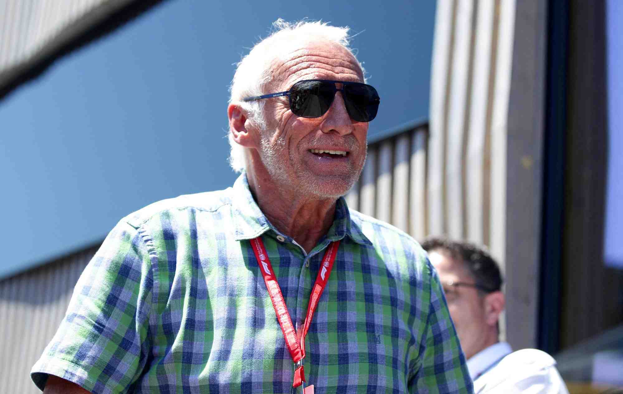 Le fondateur de red bull dietrich mateschitz lors du grand prix d'autriche de formule 1 a spielberg