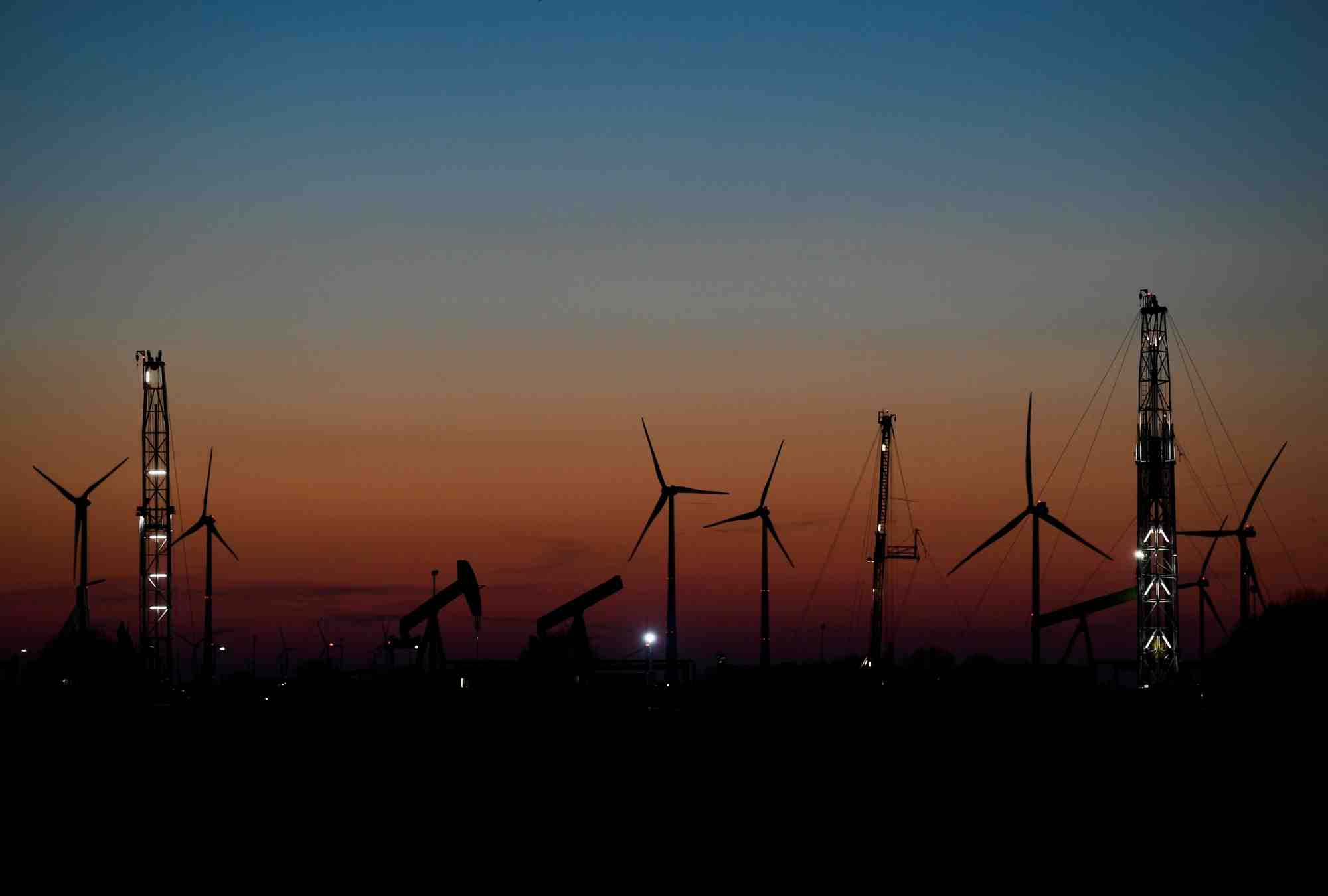 Des verins de pompe de l'entreprise wintershall dea a emlichheim