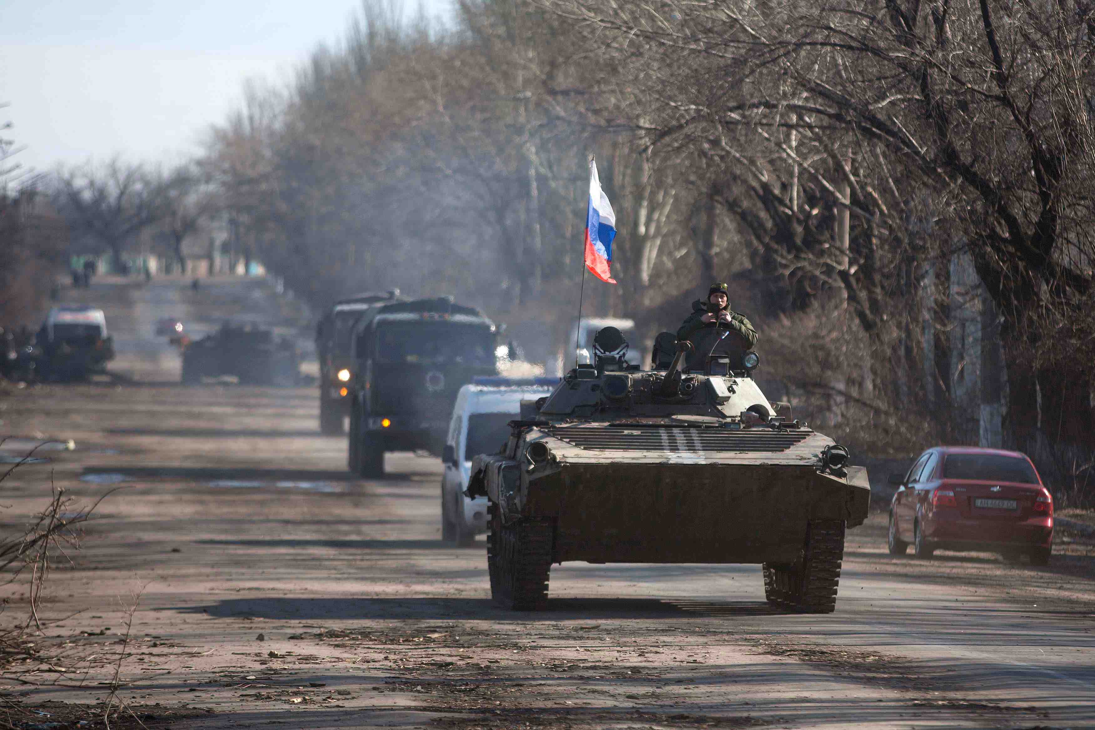 Selon les etats-unis, 12.000 soldats russes appuient les rebelles dans l’est de l’ukraine