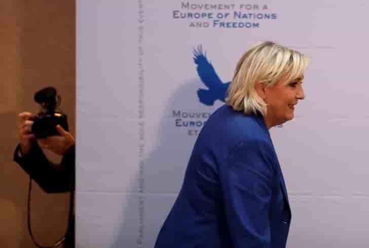 Marine le pen appelle de ses voeux une annee de refondation du fn