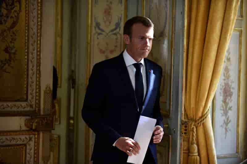 Emmanuel macron recoit les partenaires sociaux