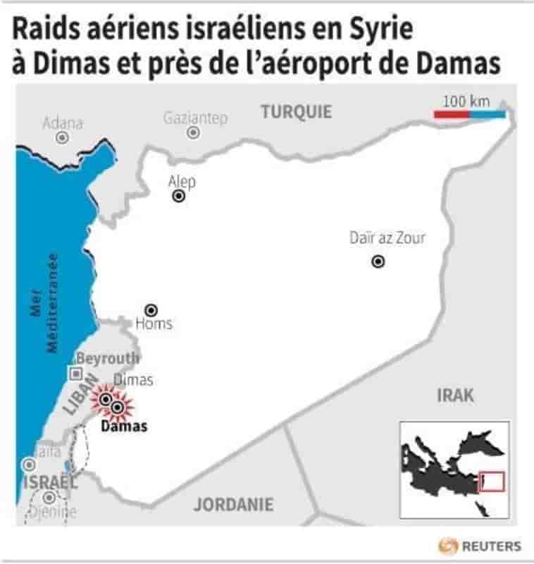 Raids aériens israéliens en Syrie, selon la TV syrienne
