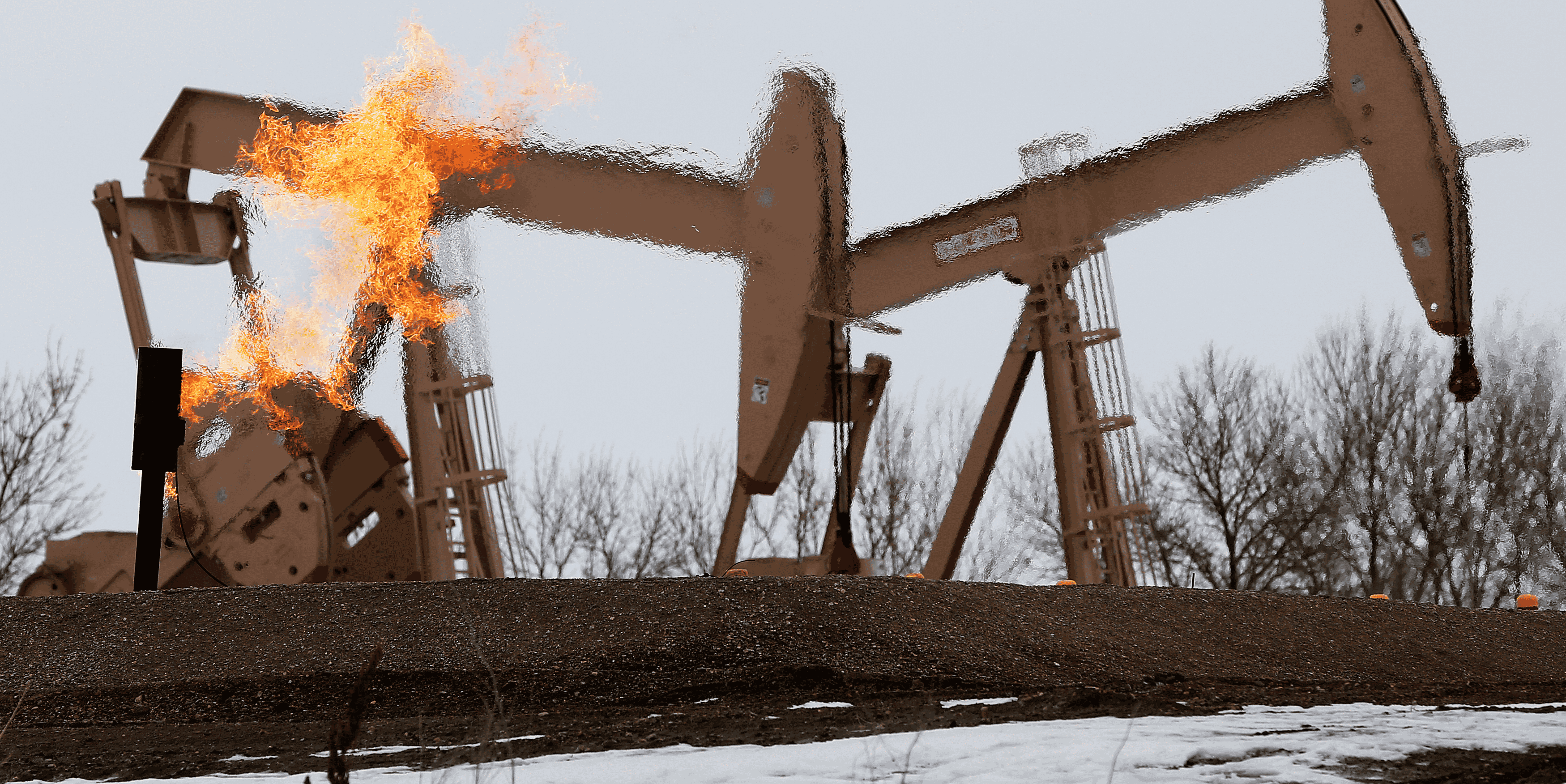 Pétrole, Etats-Unis, gaz, pumpjack, derrick, puits, pompe,