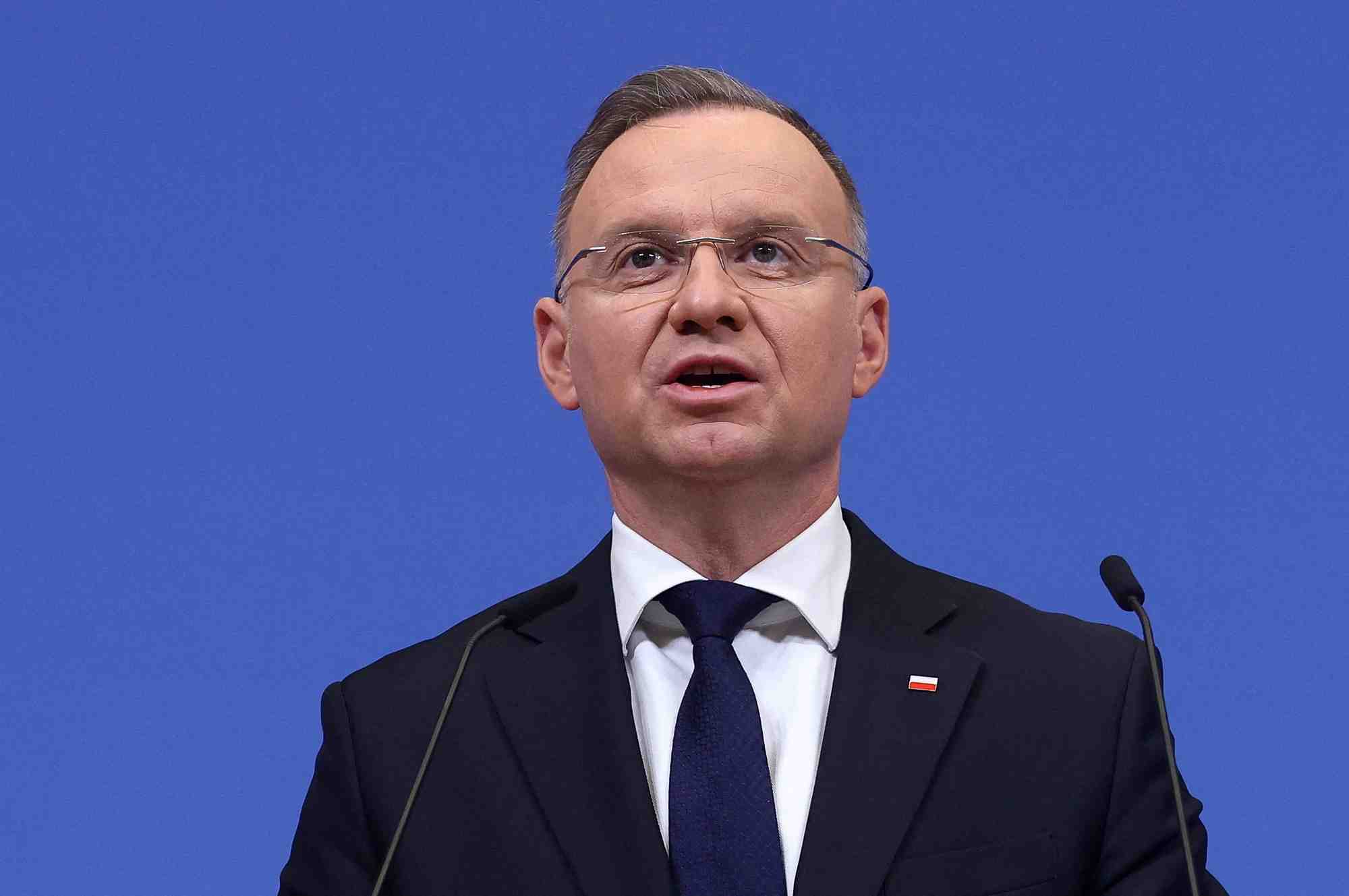 Le president polonais andrzej duda