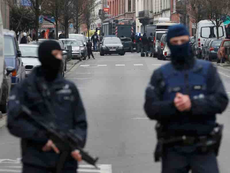 Operation de police a molenbeek