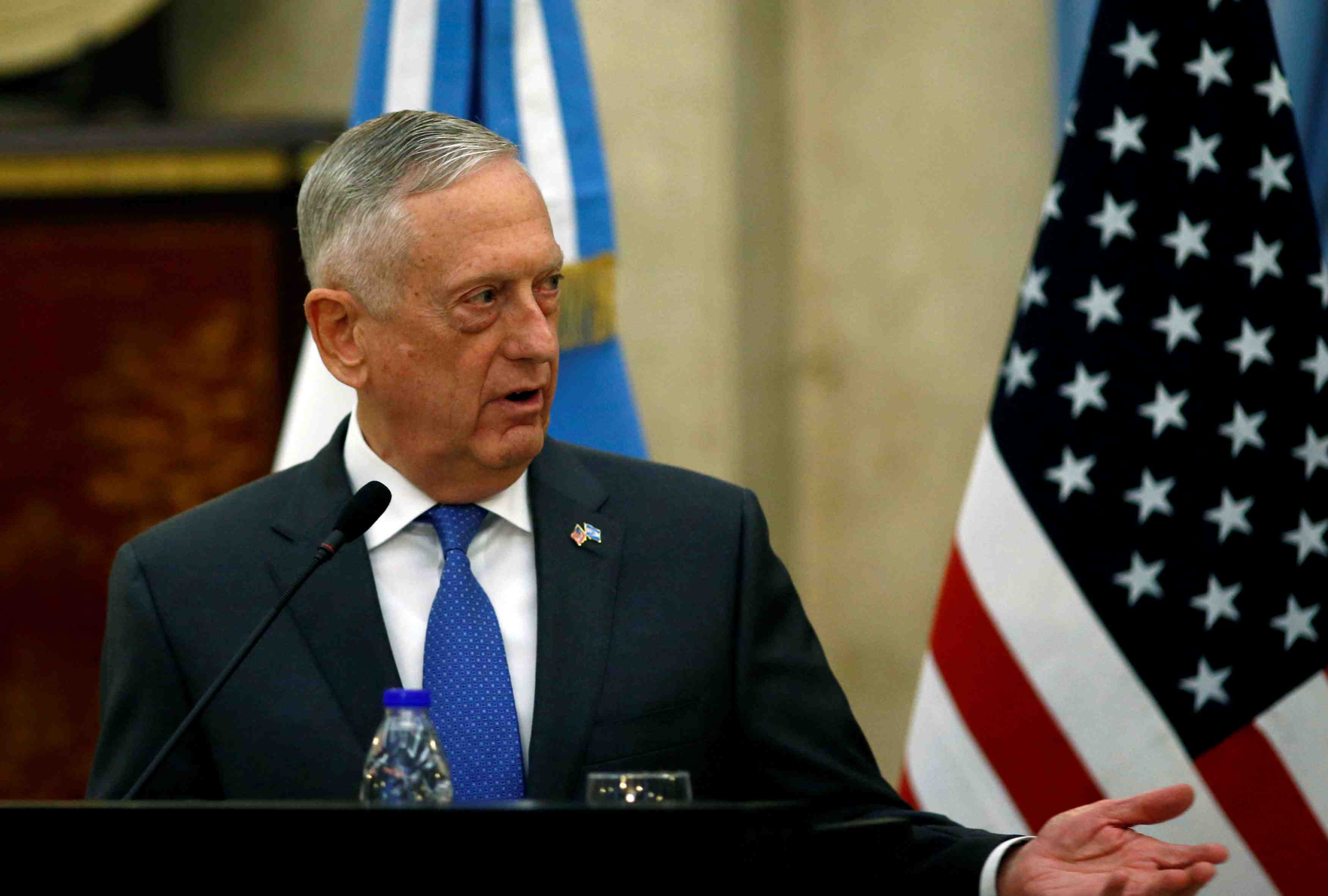 Mattis ne prevoit pas de suspendre d'autres manoeuvres avec la coree du sud
