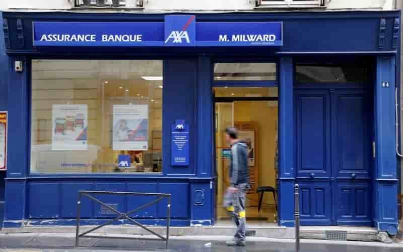 Axa en hausse, le cac 40 en repli a la mi-seance