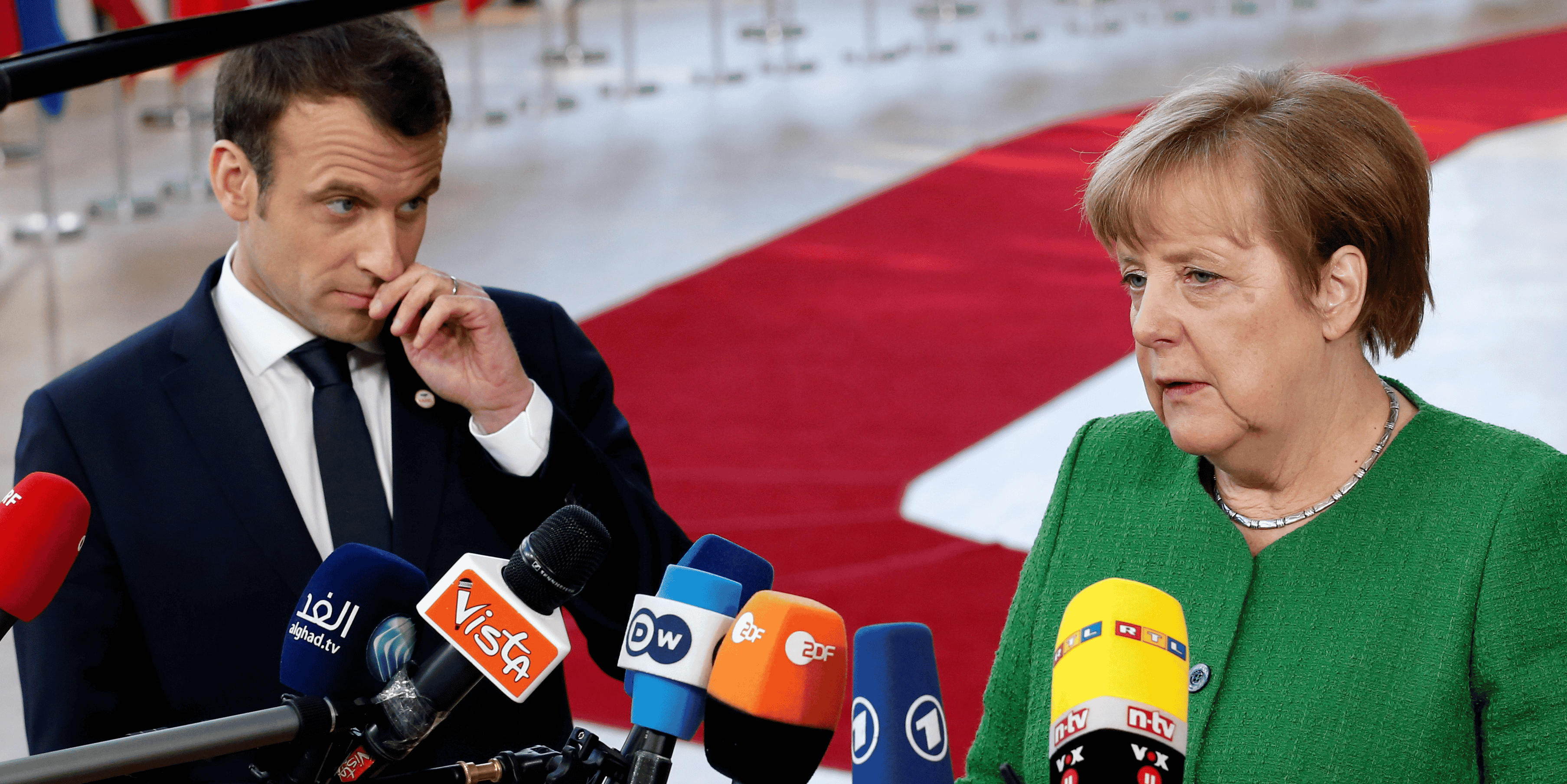 Macron, Merkel